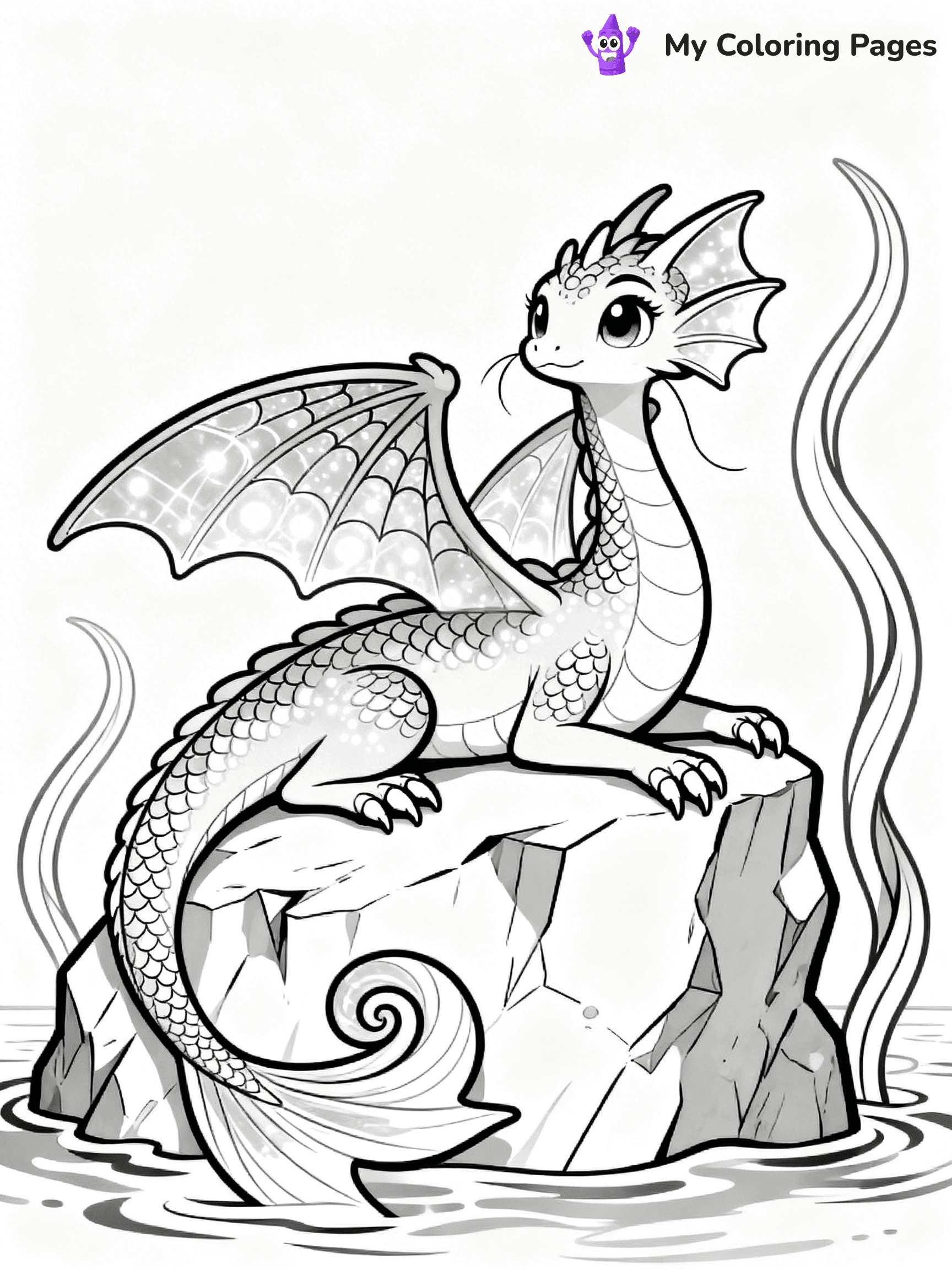 Wings Of Fire Coloring Pages Seawing - 15