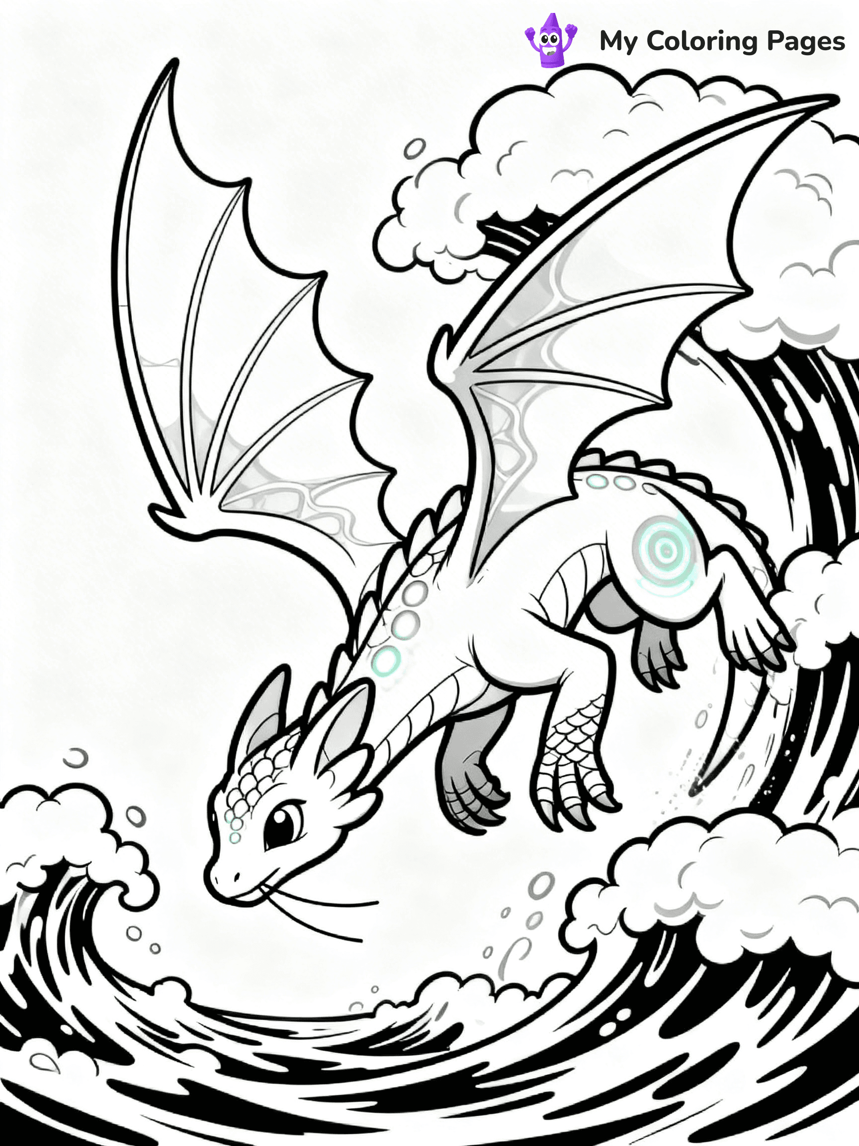 Wings Of Fire Coloring Pages Seawing - 11
