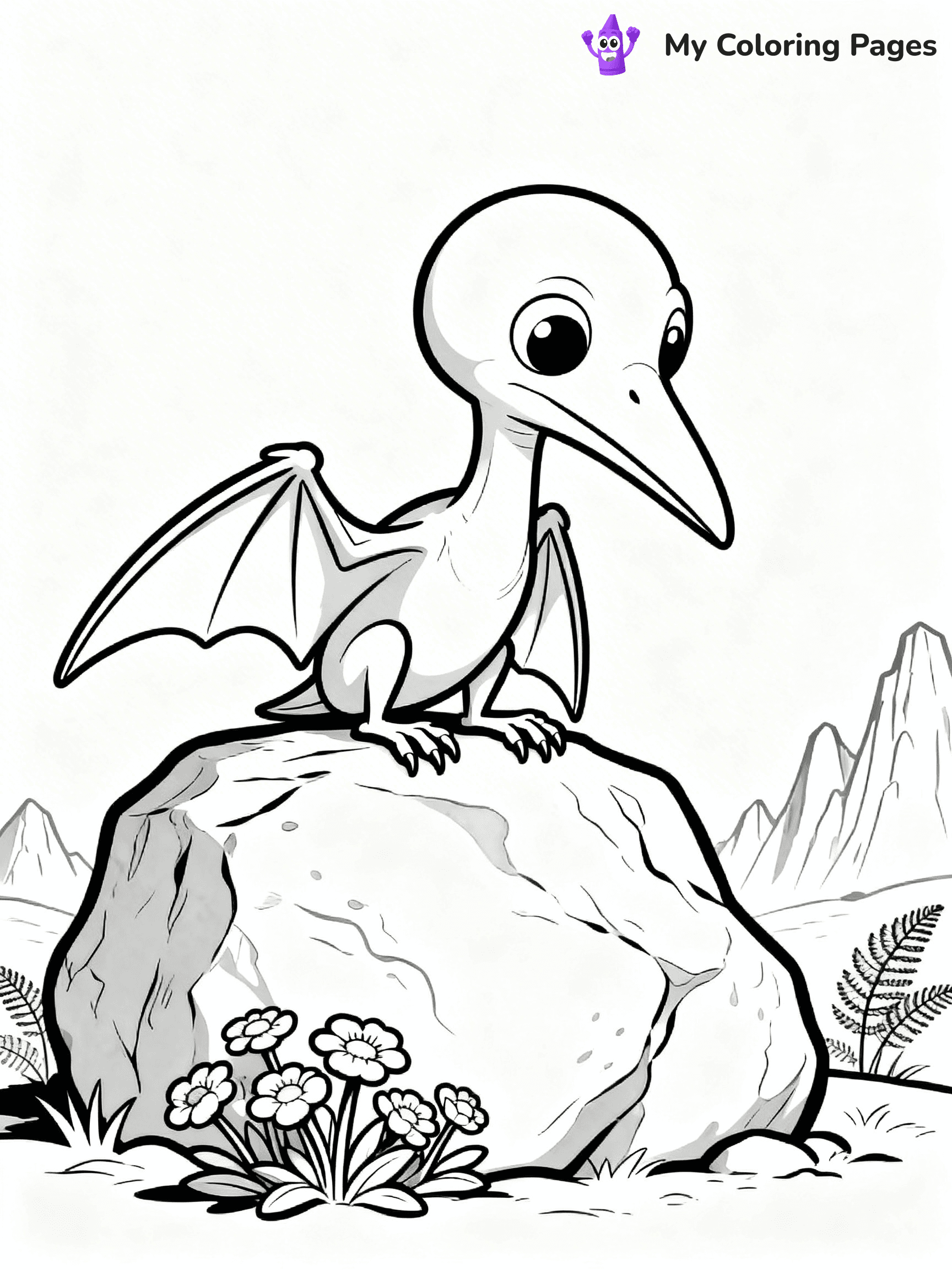 Pteranodon Coloring Pages - 20