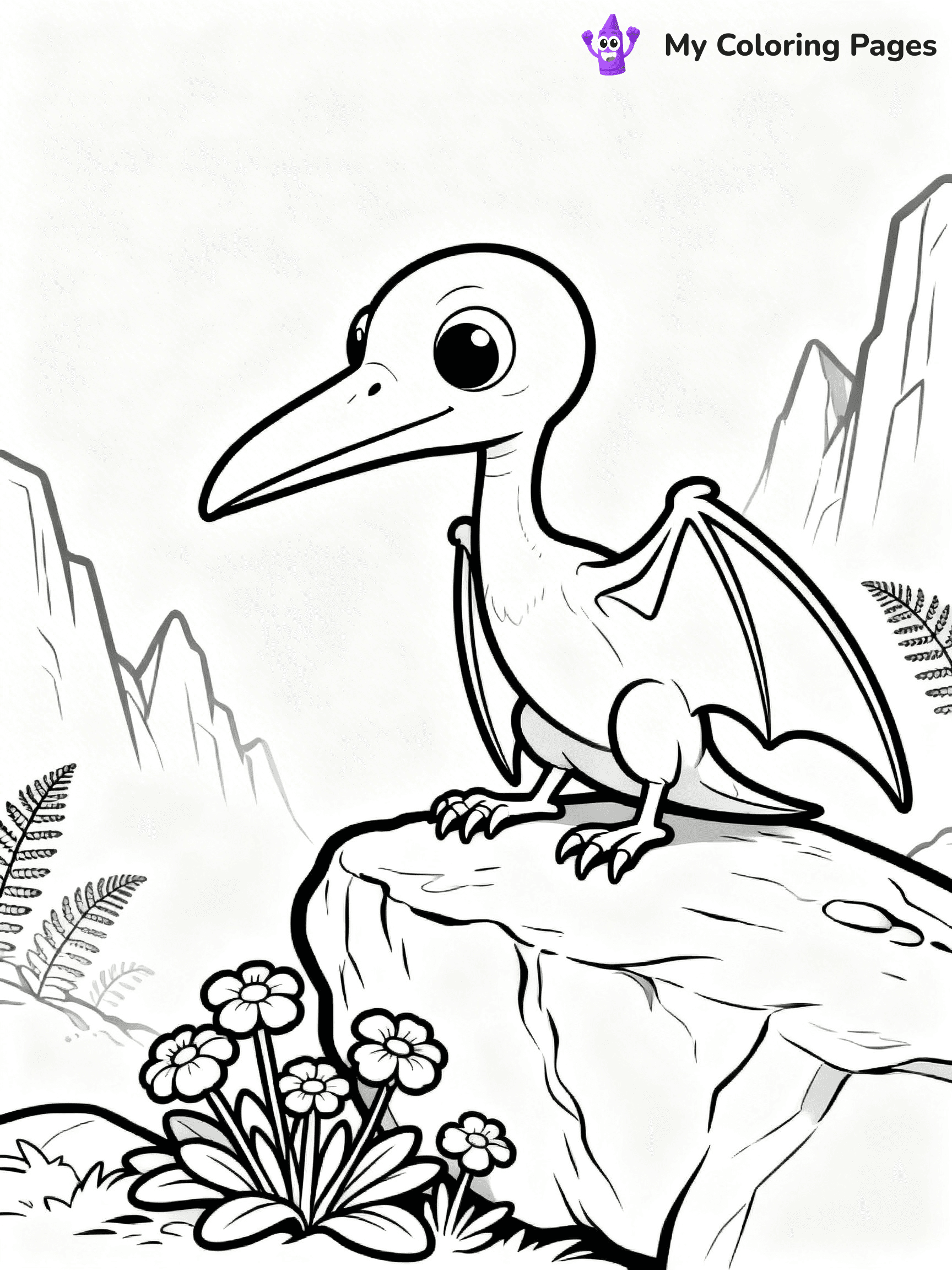 Pteranodon Coloring Pages - 19