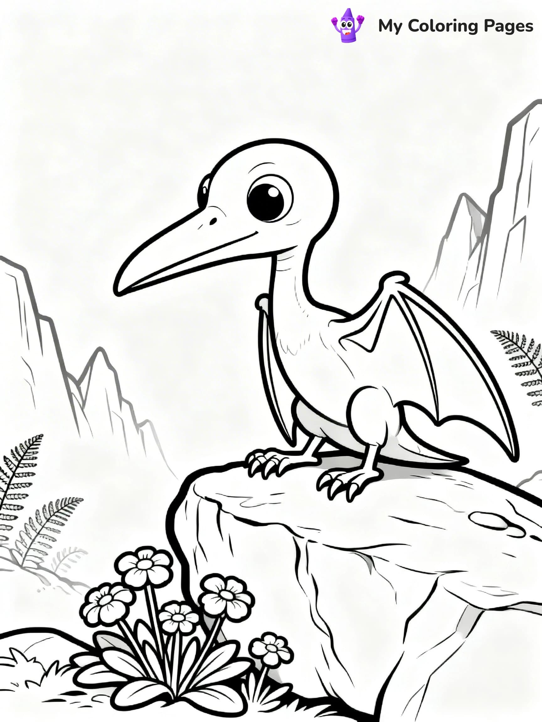 Pteranodon Coloring Pages - 19