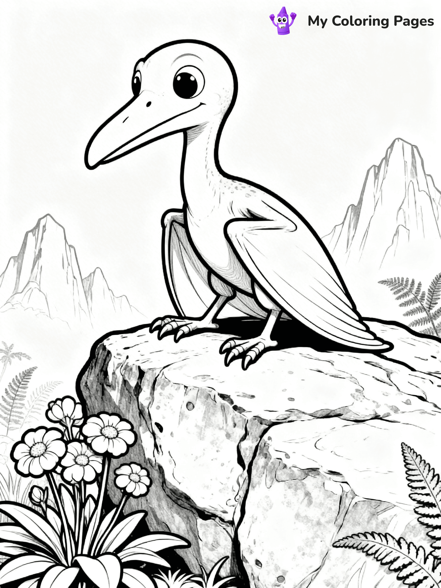 Pteranodon Coloring Pages - 18