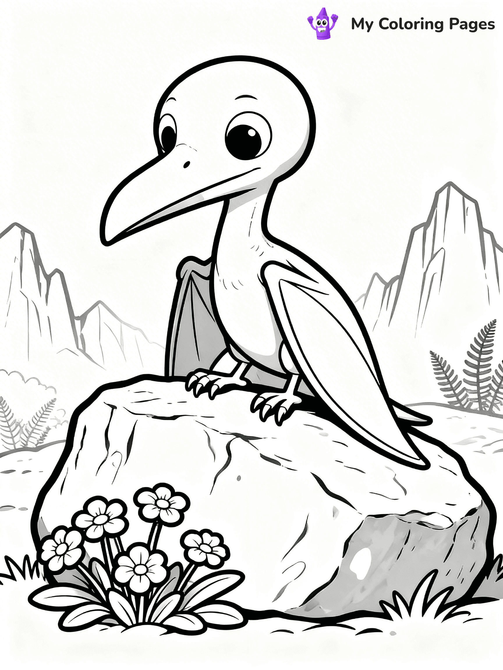 Pteranodon Coloring Pages - 17