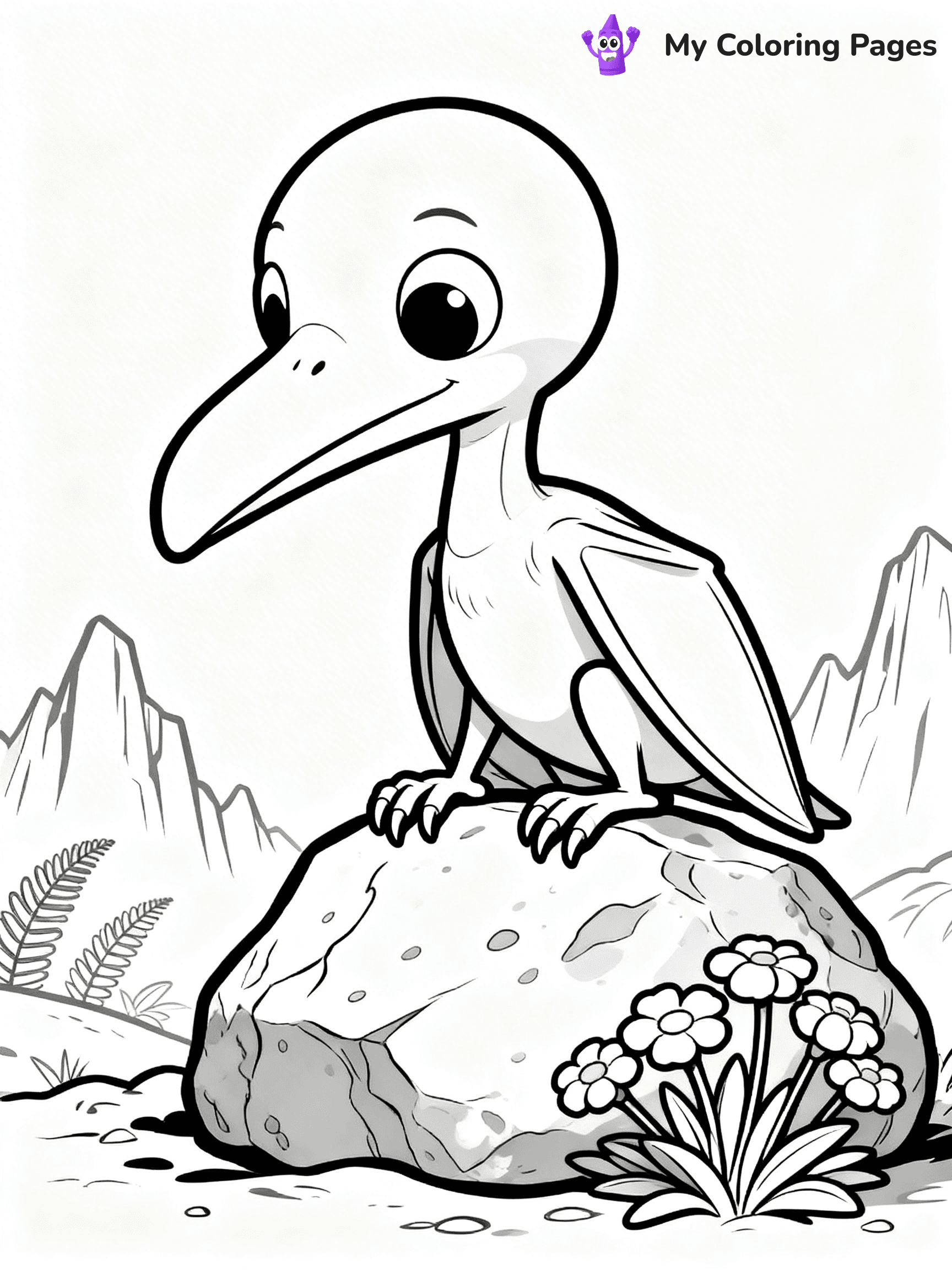 Pteranodon Coloring Pages - 16