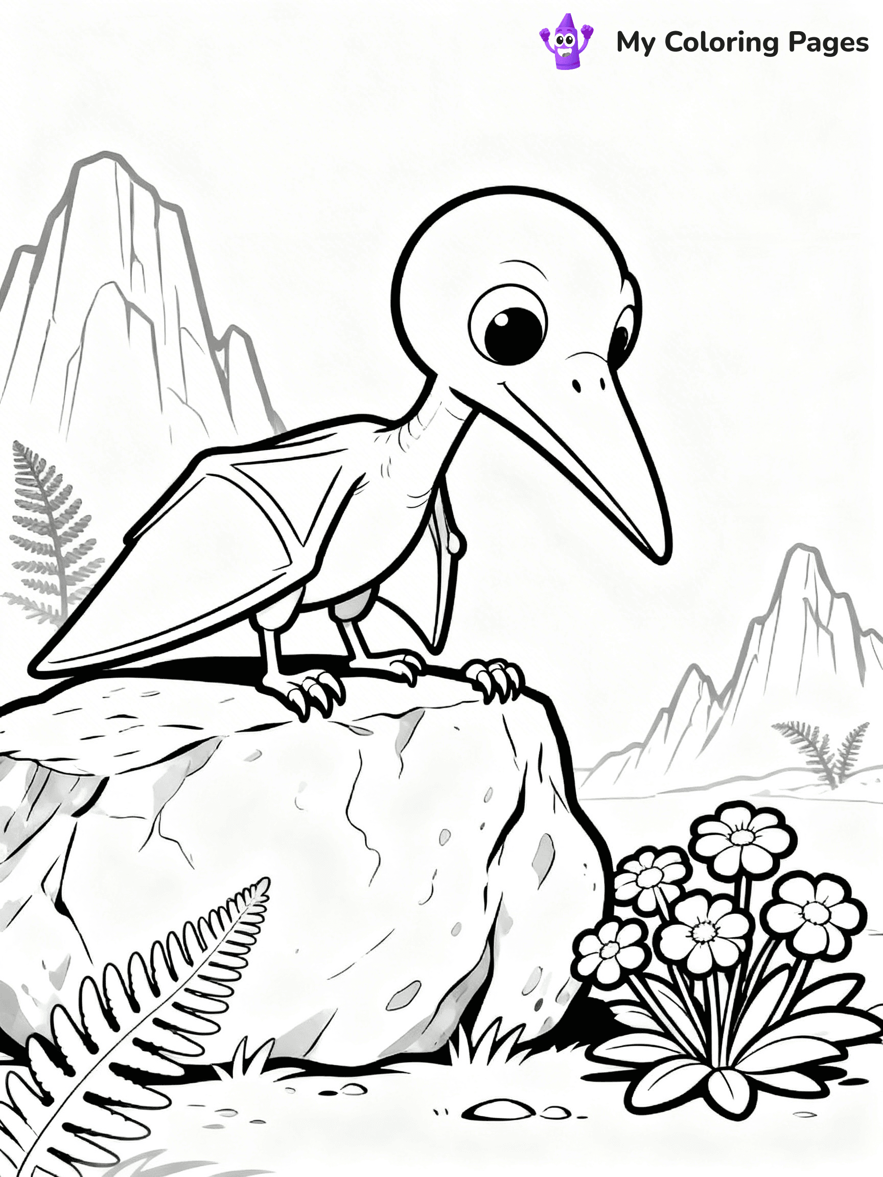 Pteranodon Coloring Pages - 15