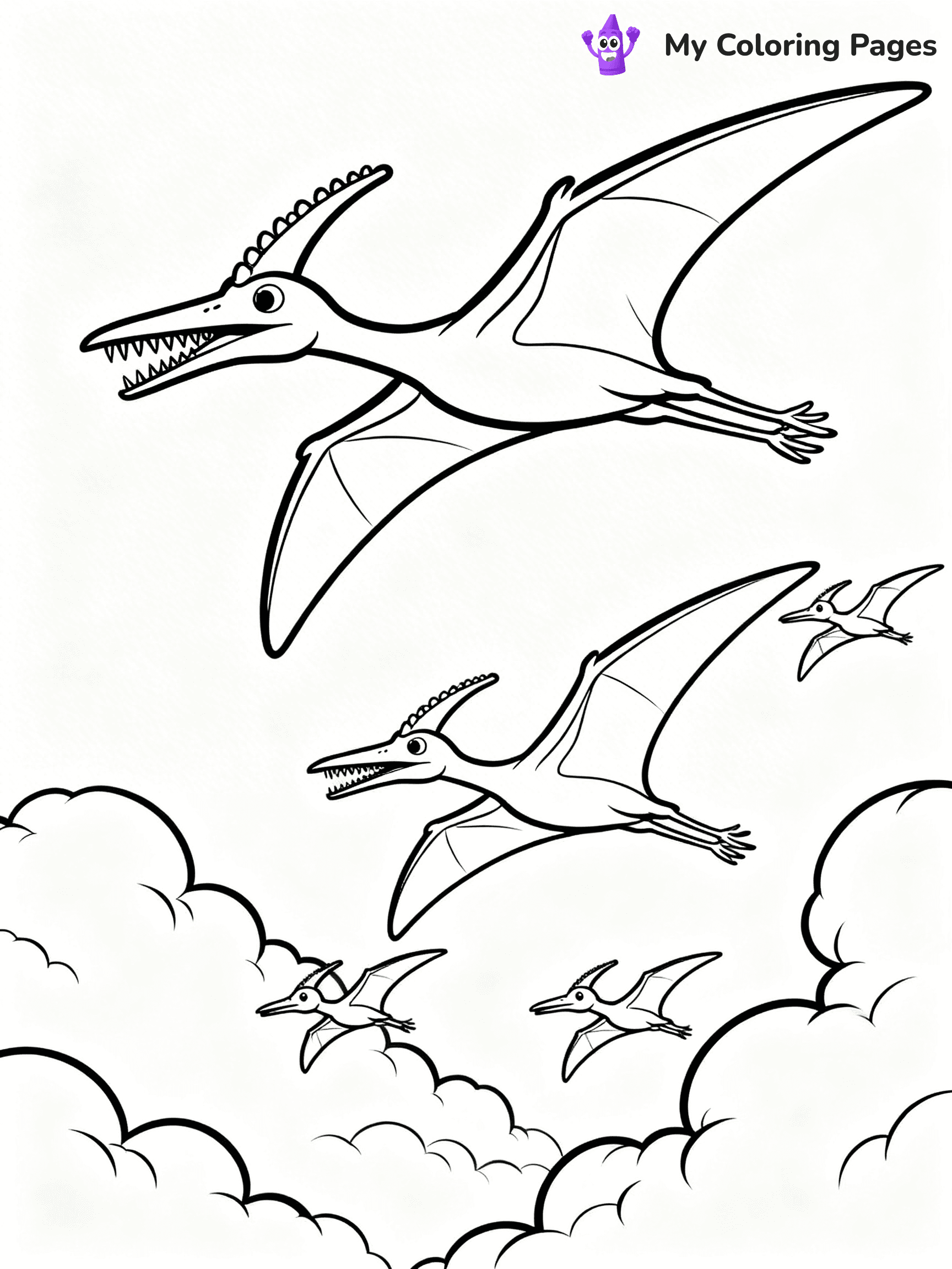 Pteranodon Coloring Pages - 8