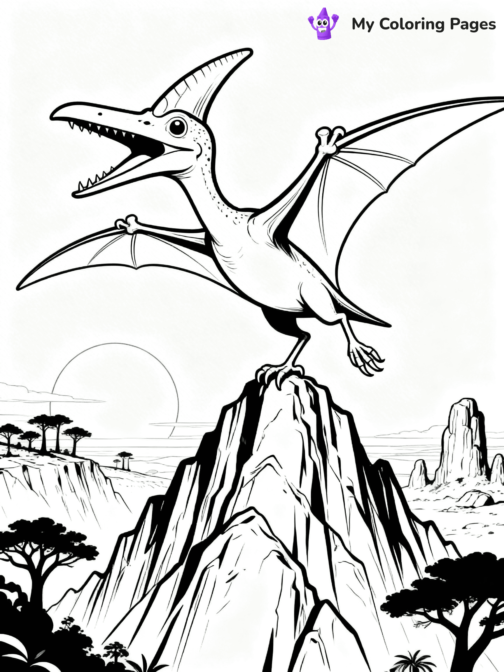 Pteranodon Coloring Pages - 5