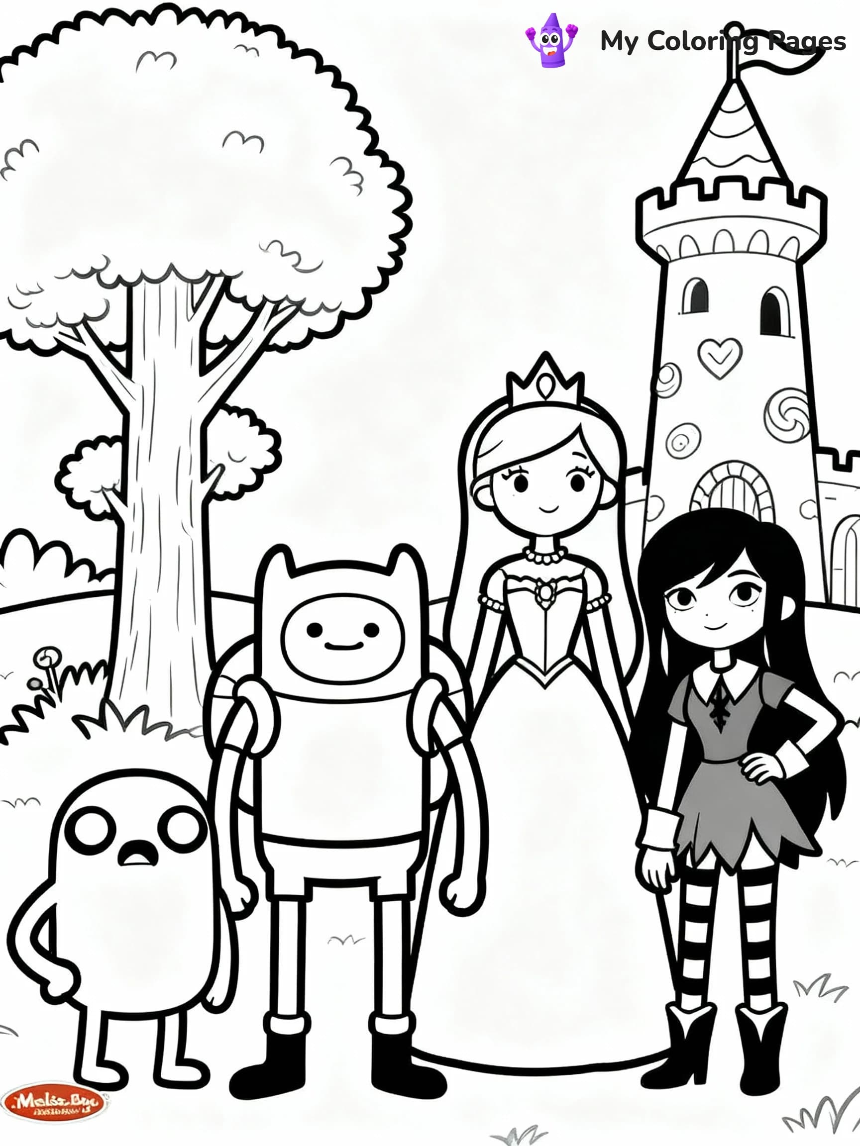 Adventure Time Coloring Pages - 24