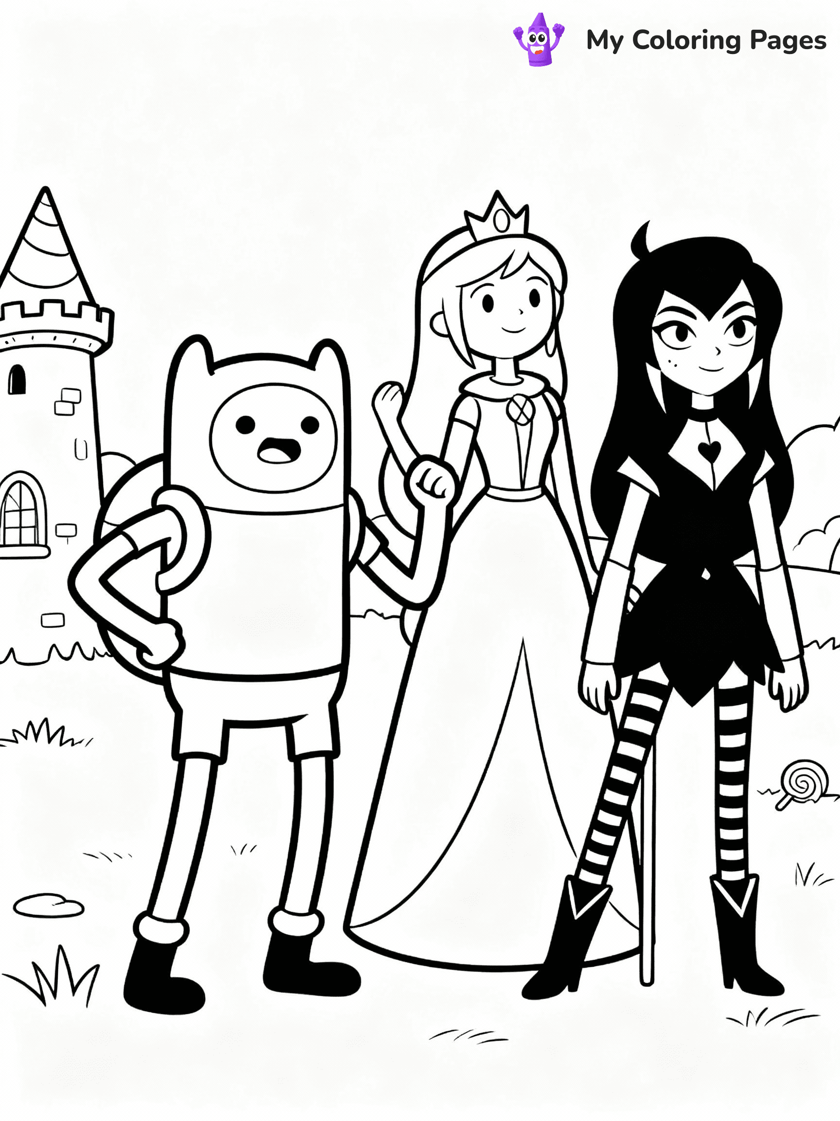 Adventure Time Coloring Pages - 19