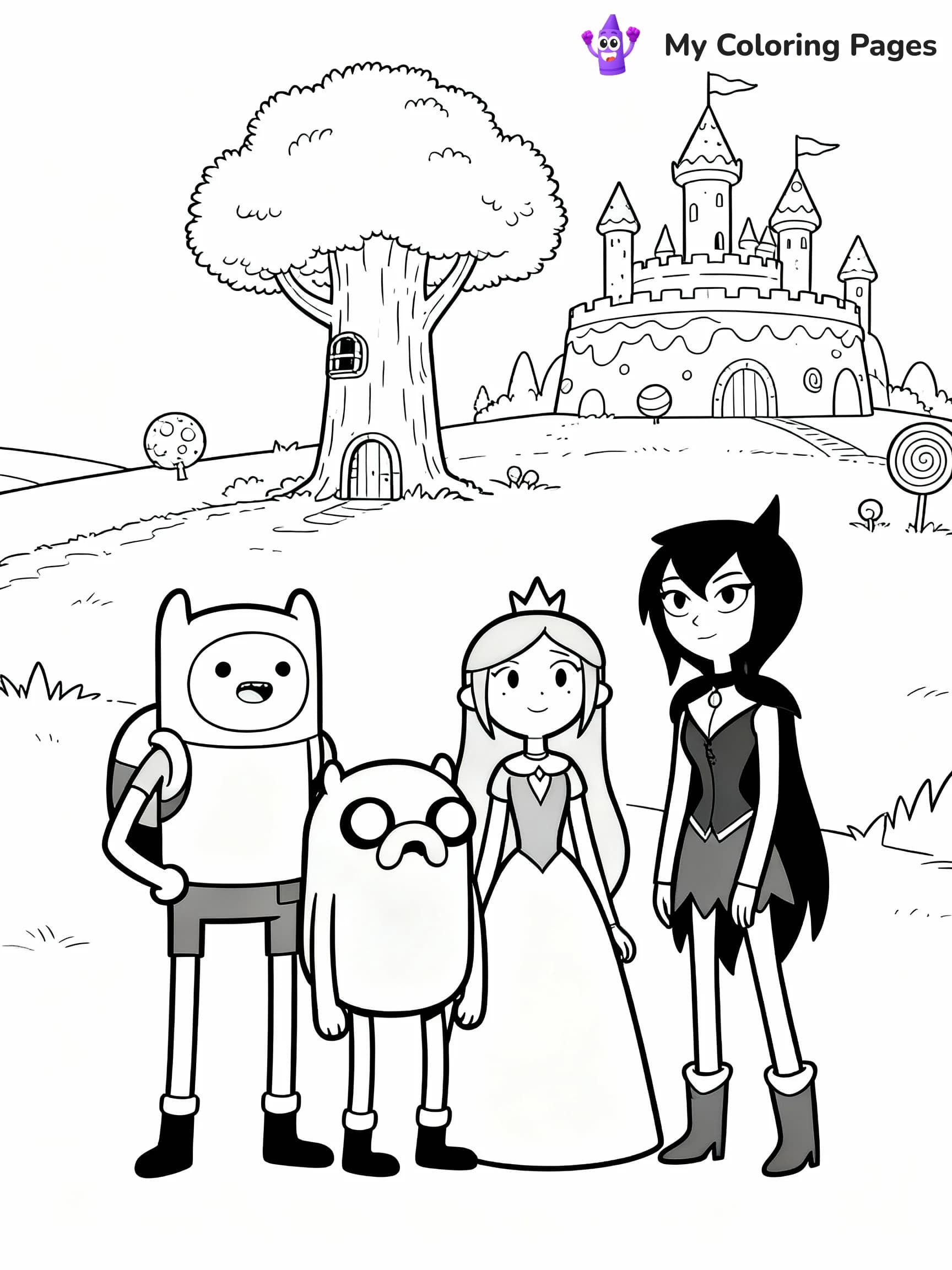 Adventure Time Coloring Pages - 17