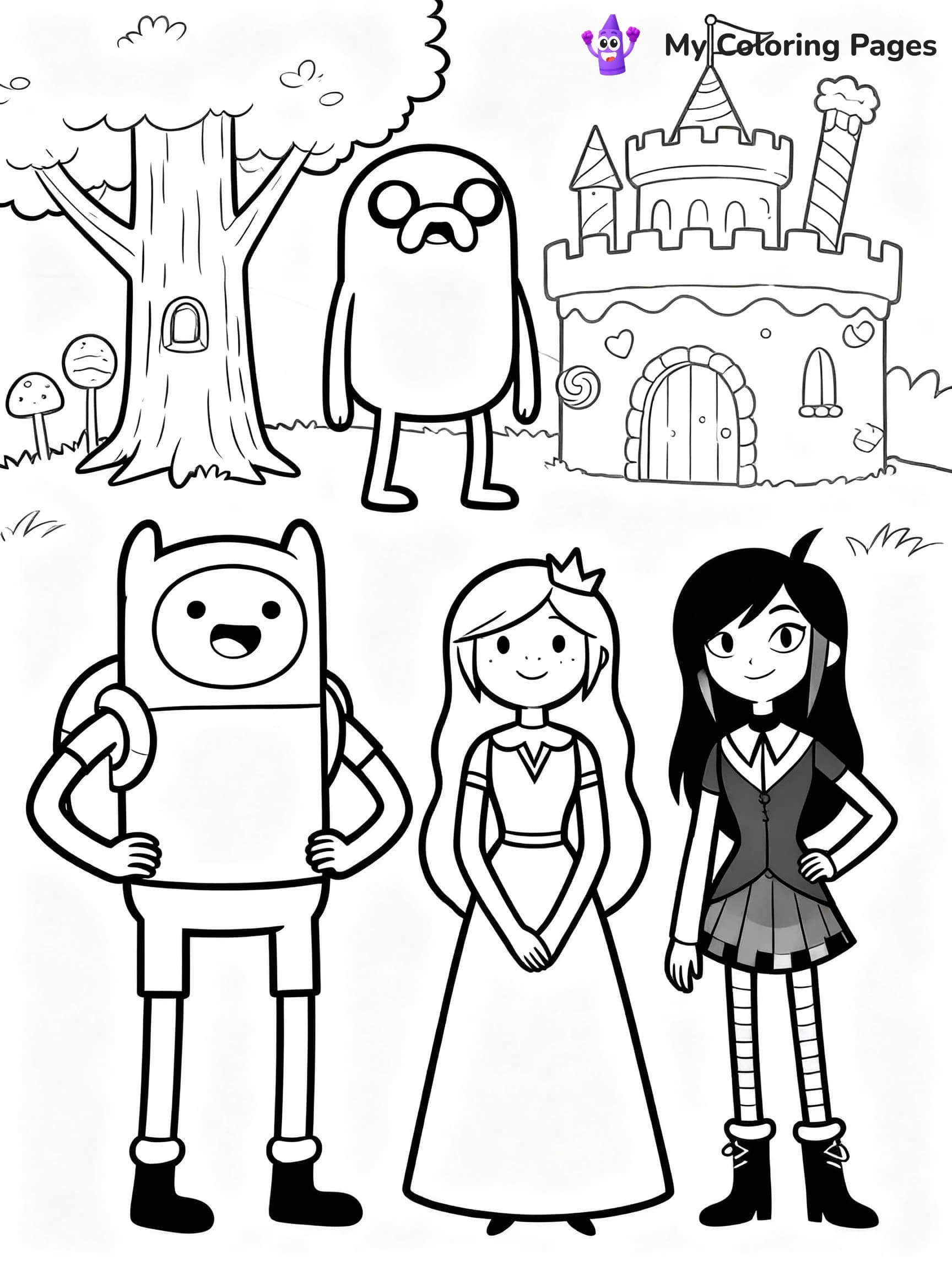 Adventure Time Coloring Pages - 11