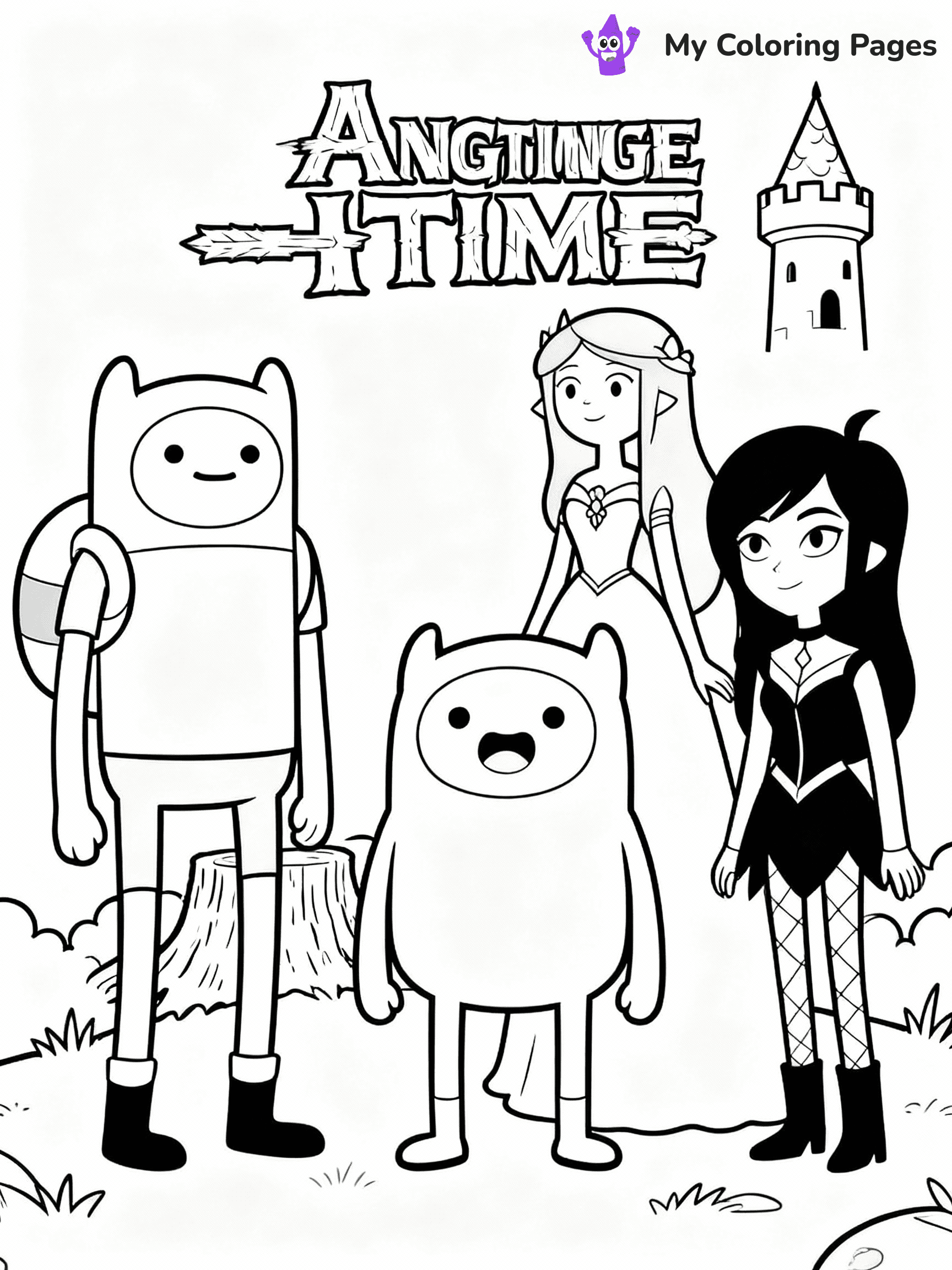 Adventure Time Coloring Pages - 10