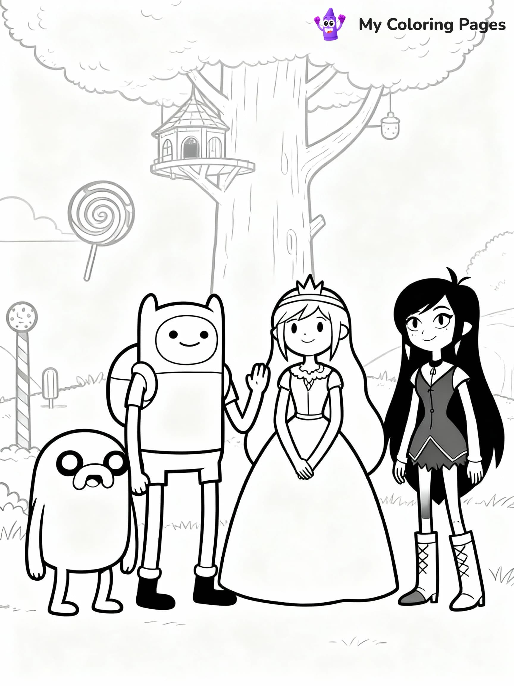 Adventure Time Coloring Pages - 7