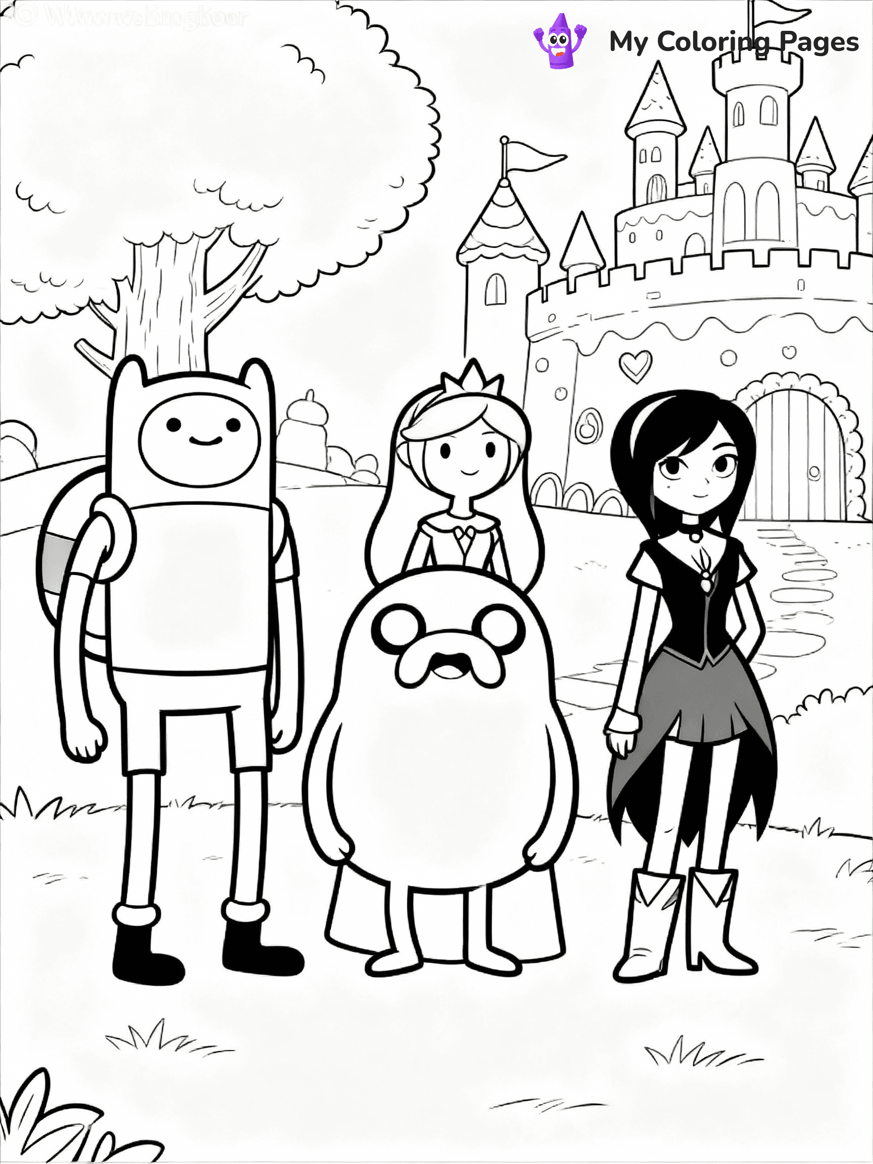 Adventure Time Coloring Pages - 6