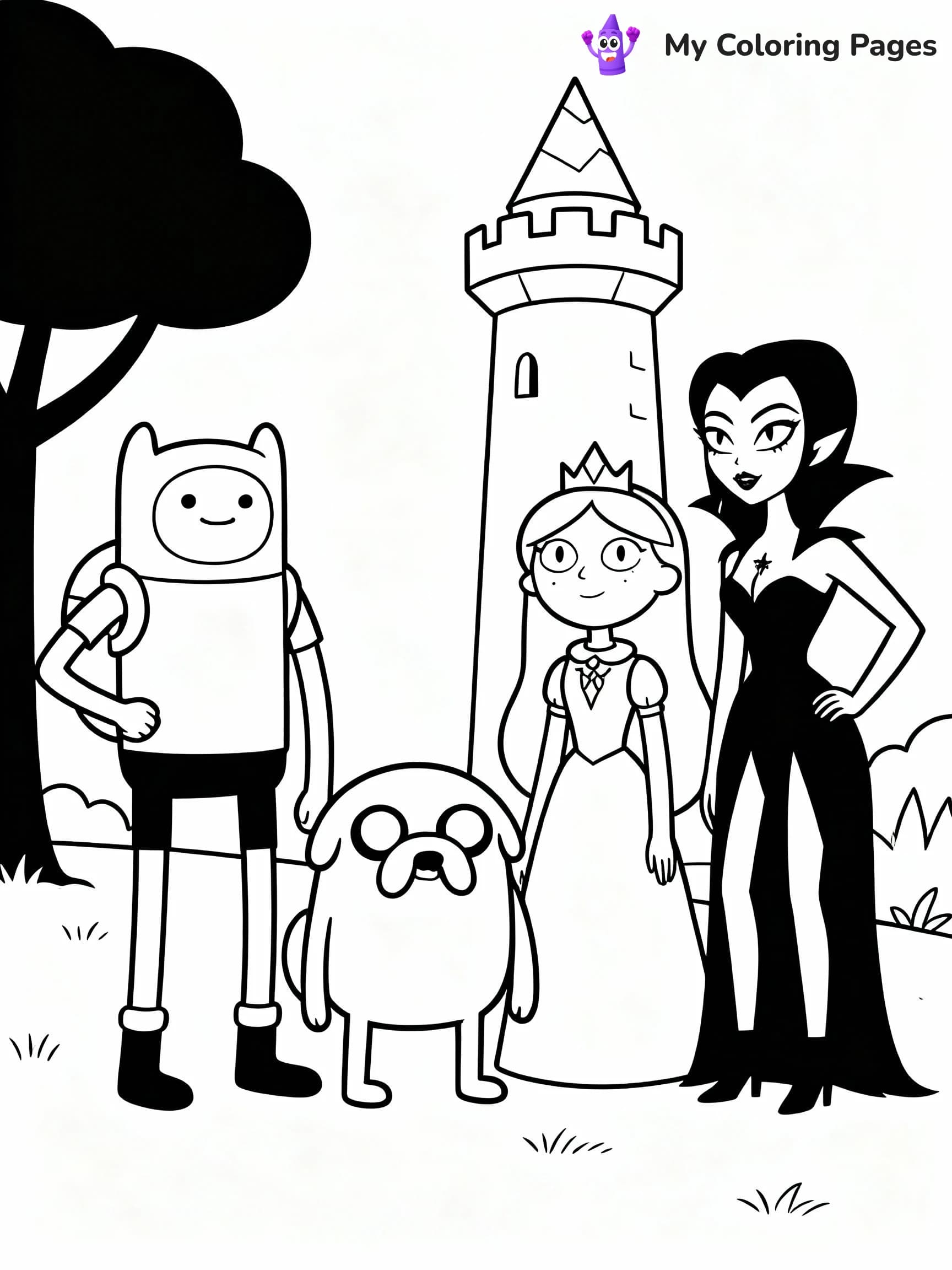 Adventure Time Coloring Pages - 4