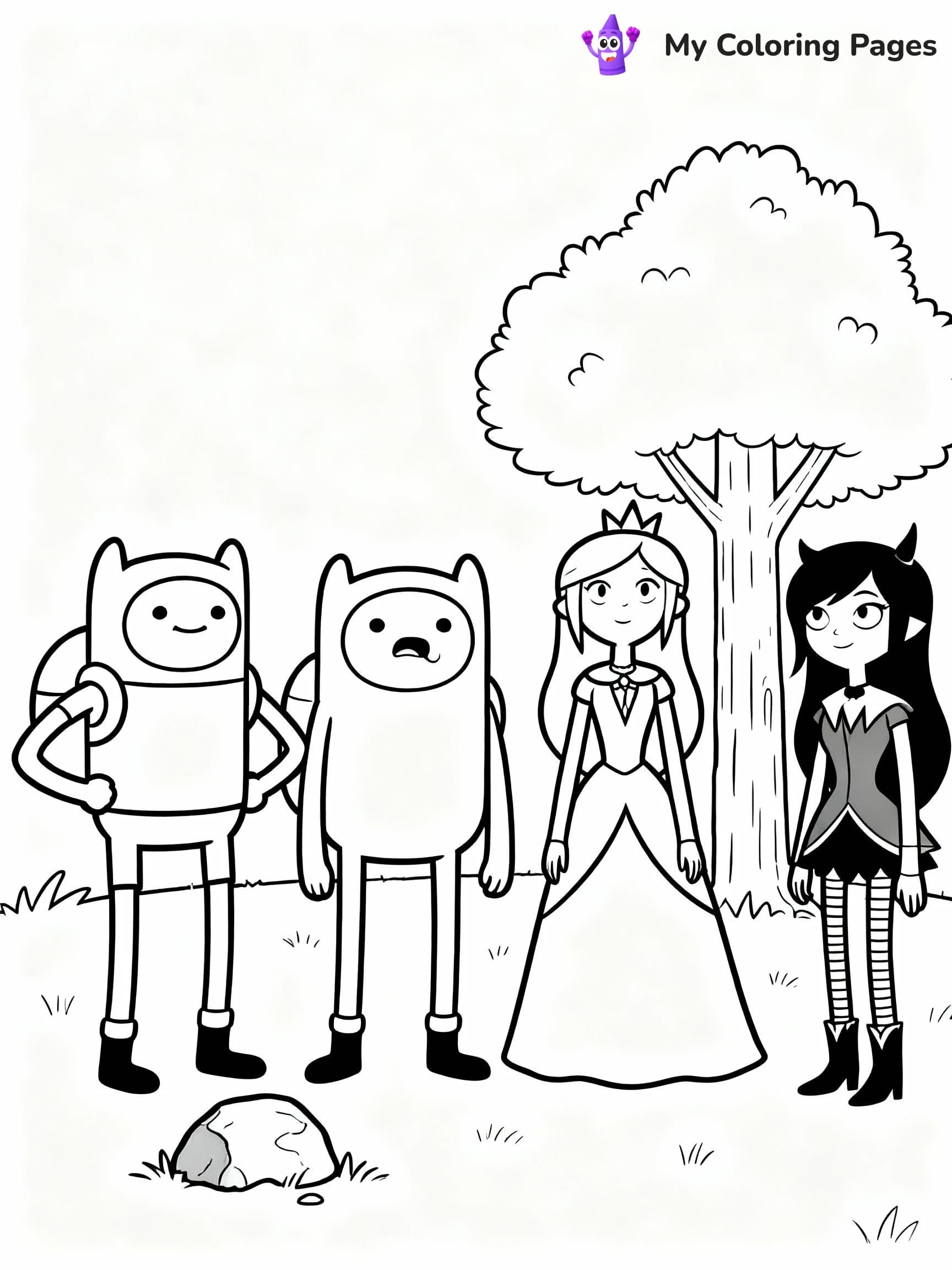 Adventure Time Coloring Pages - 3