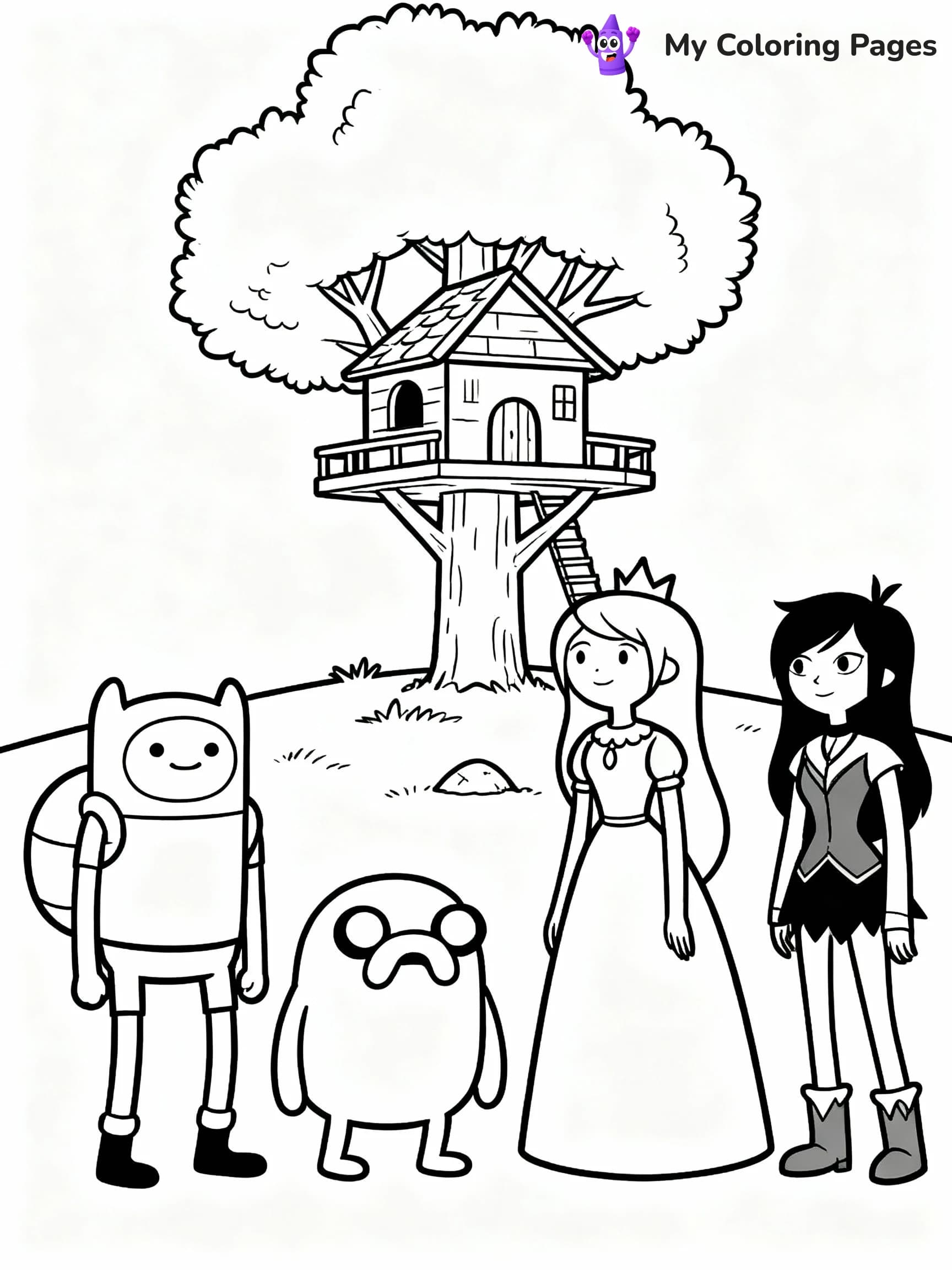Adventure Time Coloring Pages - 2