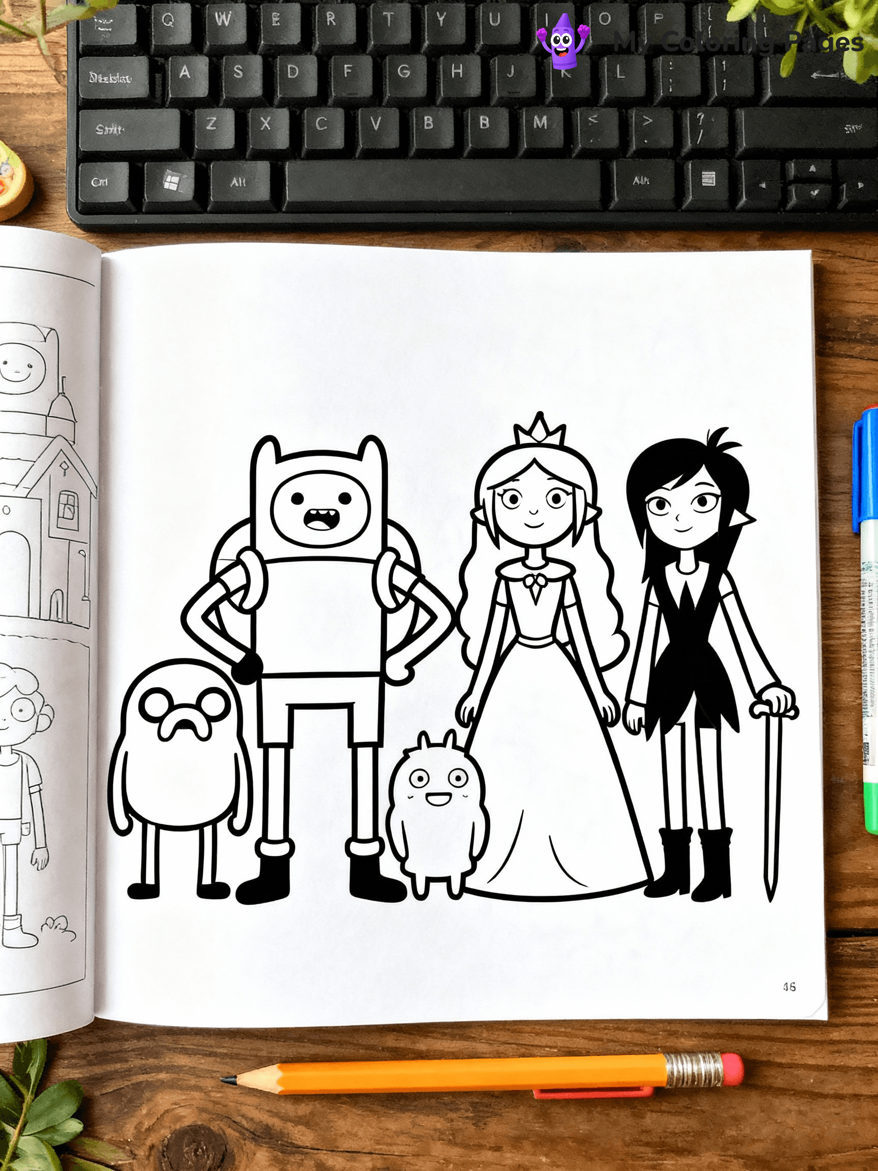 Adventure Time Coloring Pages - 1