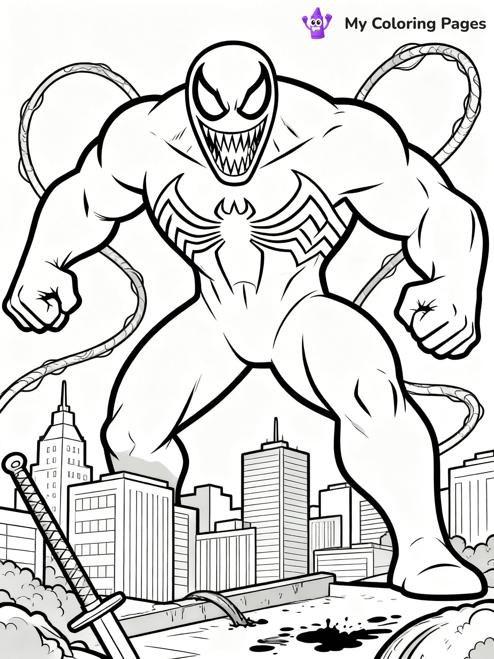 Green Goblin Coloring Pages - 18