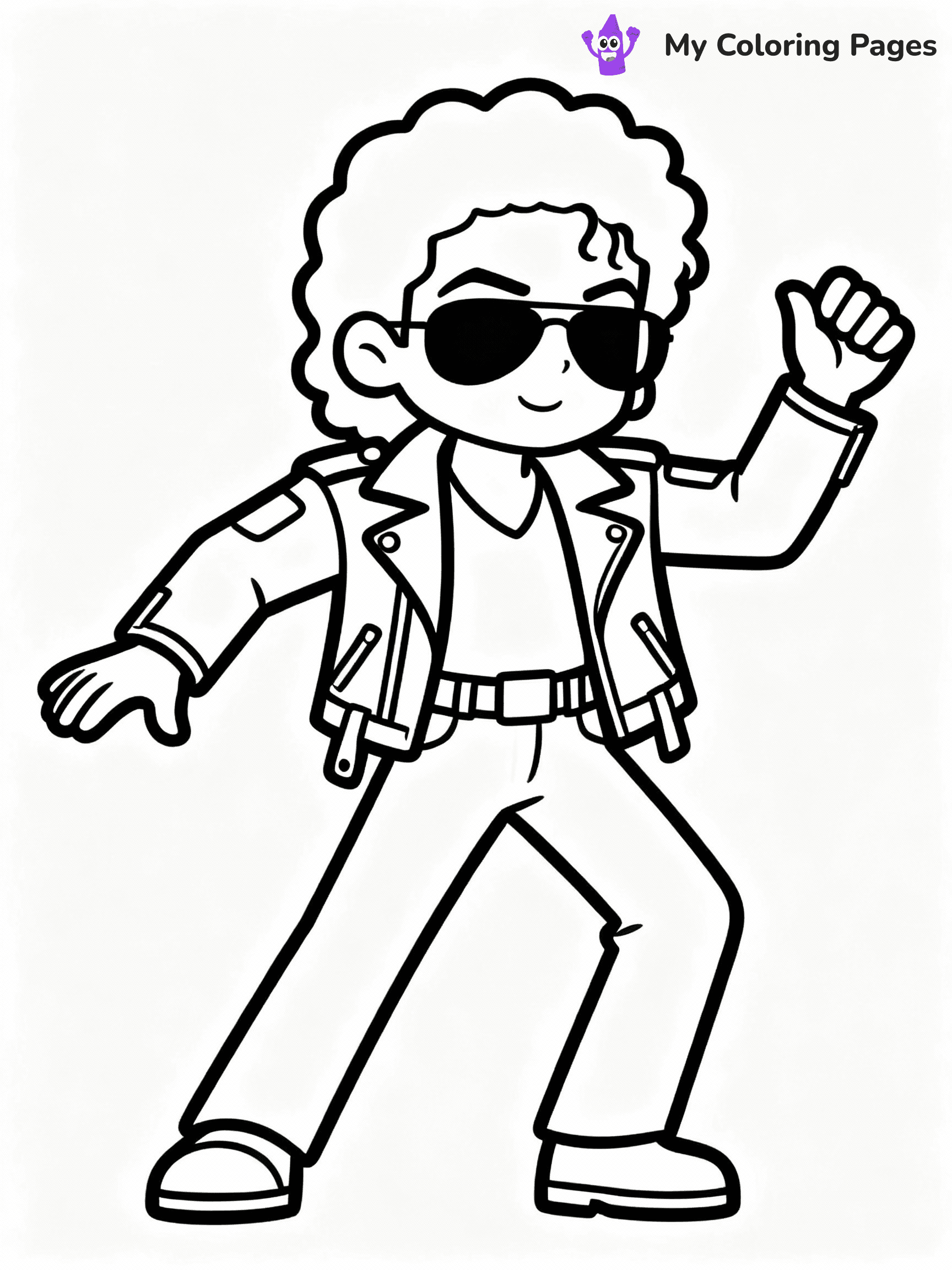 Michael Jackson Coloring Pages - 42
