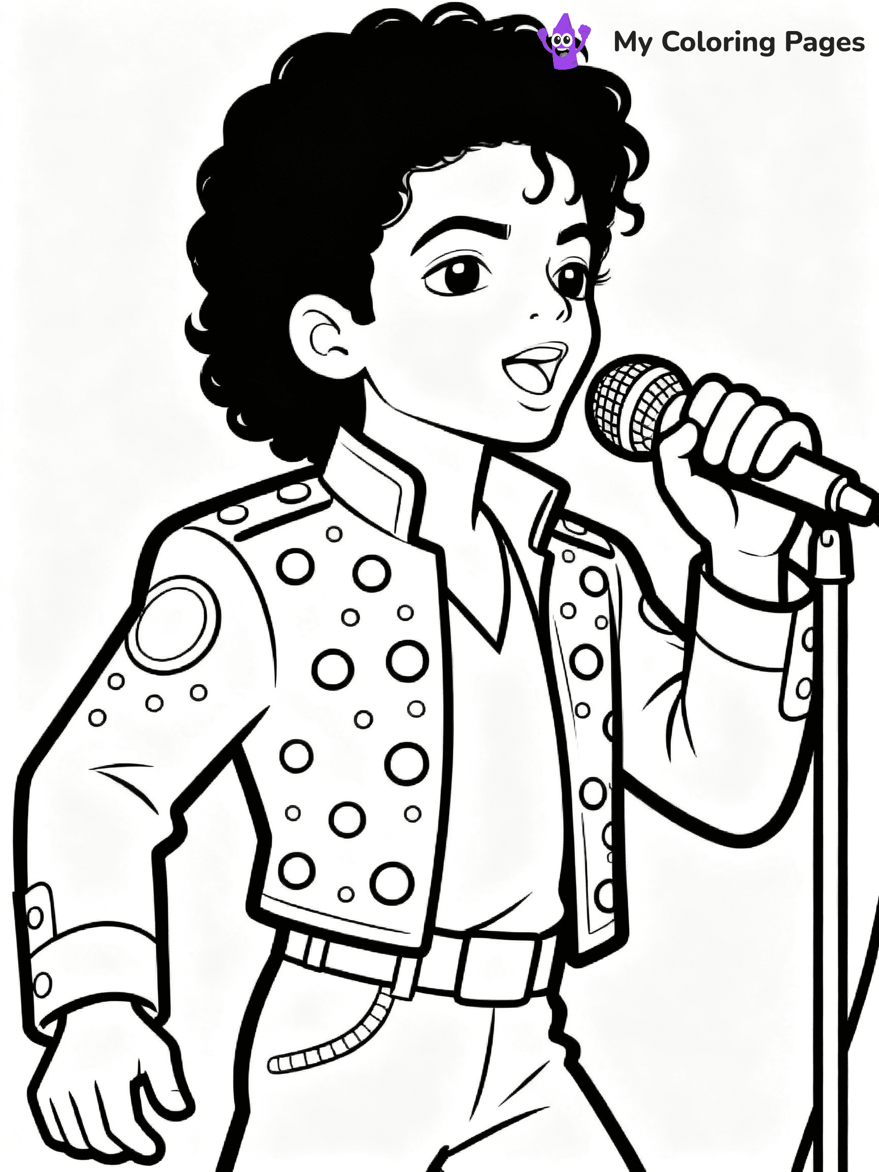Michael Jackson Coloring Pages - 39