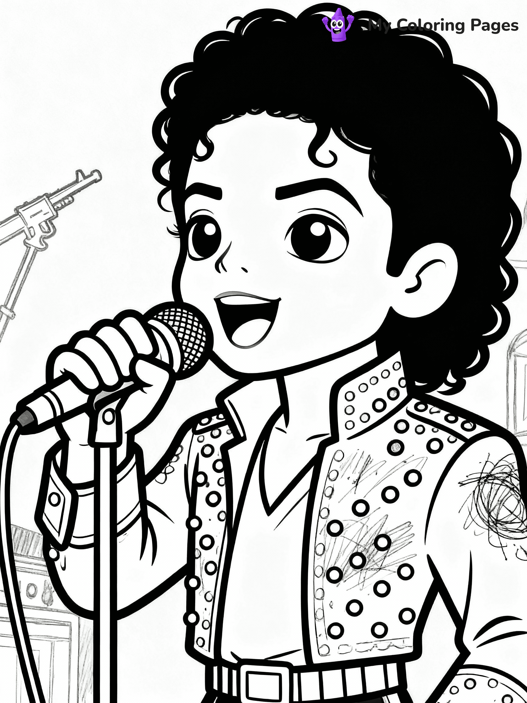 Michael Jackson Coloring Pages - 33
