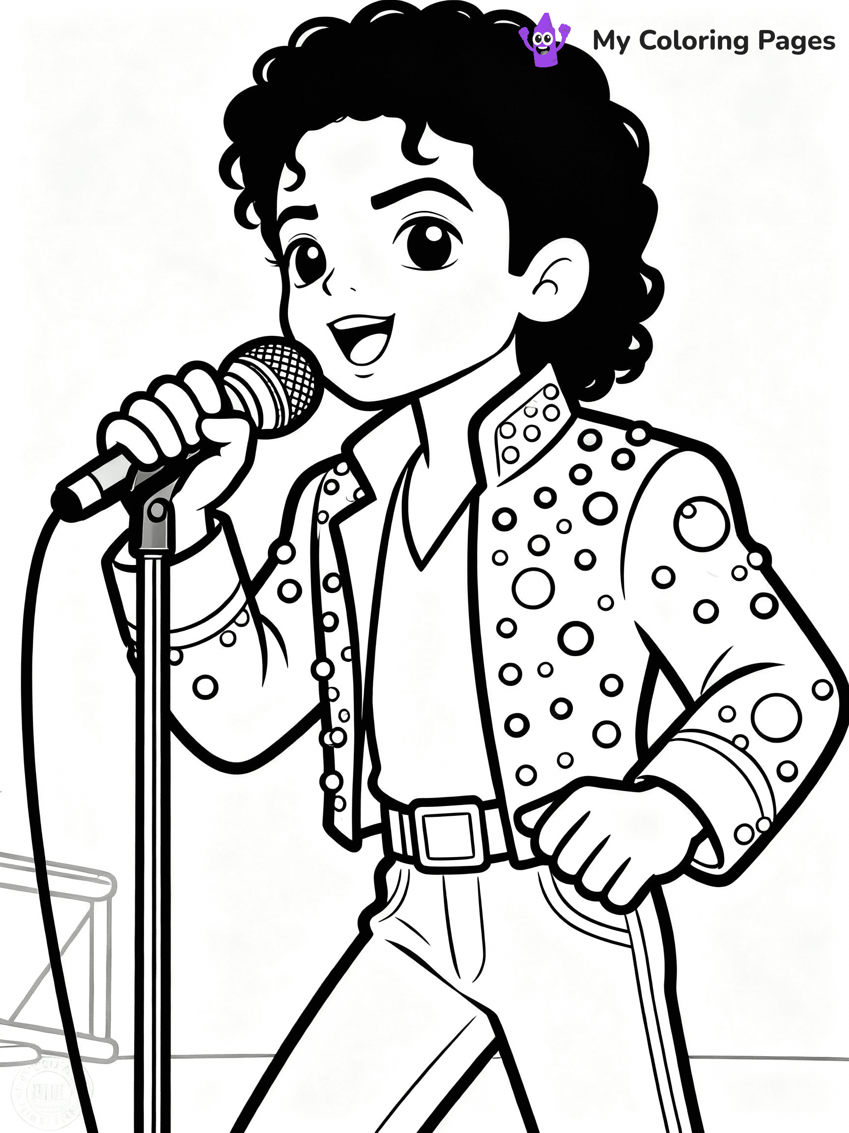 Michael Jackson Coloring Pages - 31