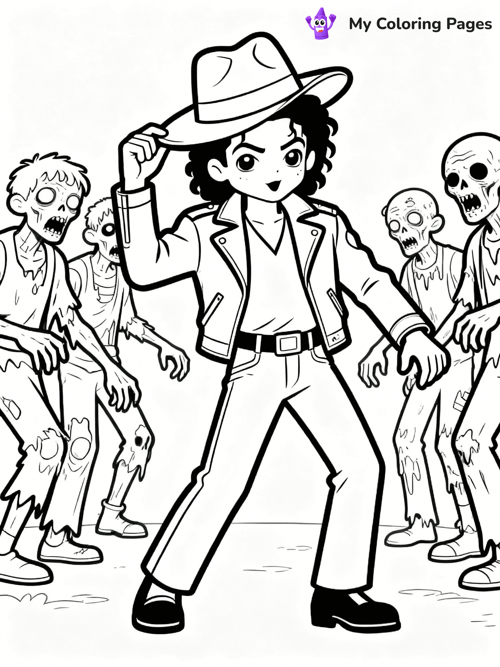 Michael Jackson Coloring Pages - 30