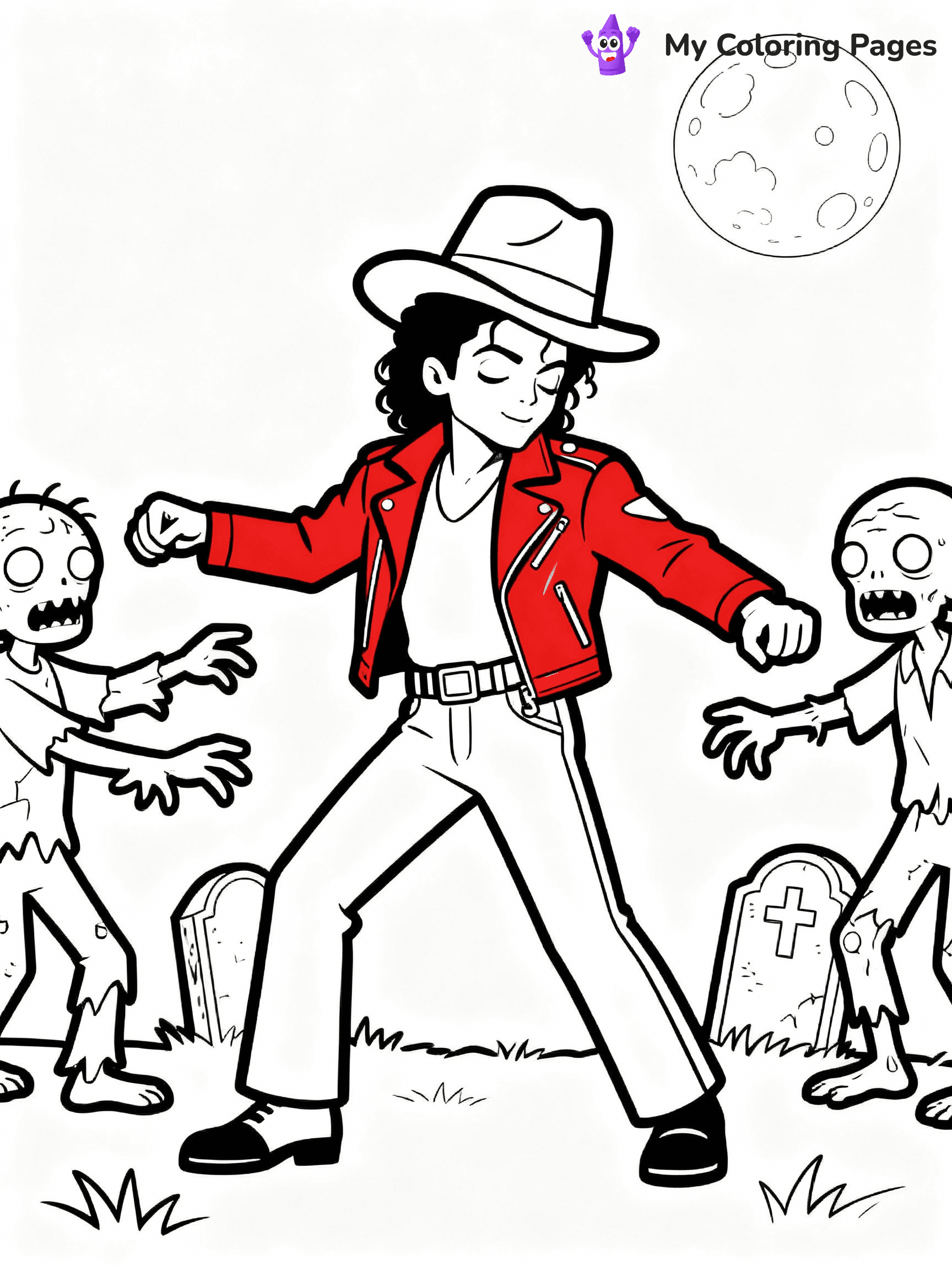 Michael Jackson Coloring Pages - 29