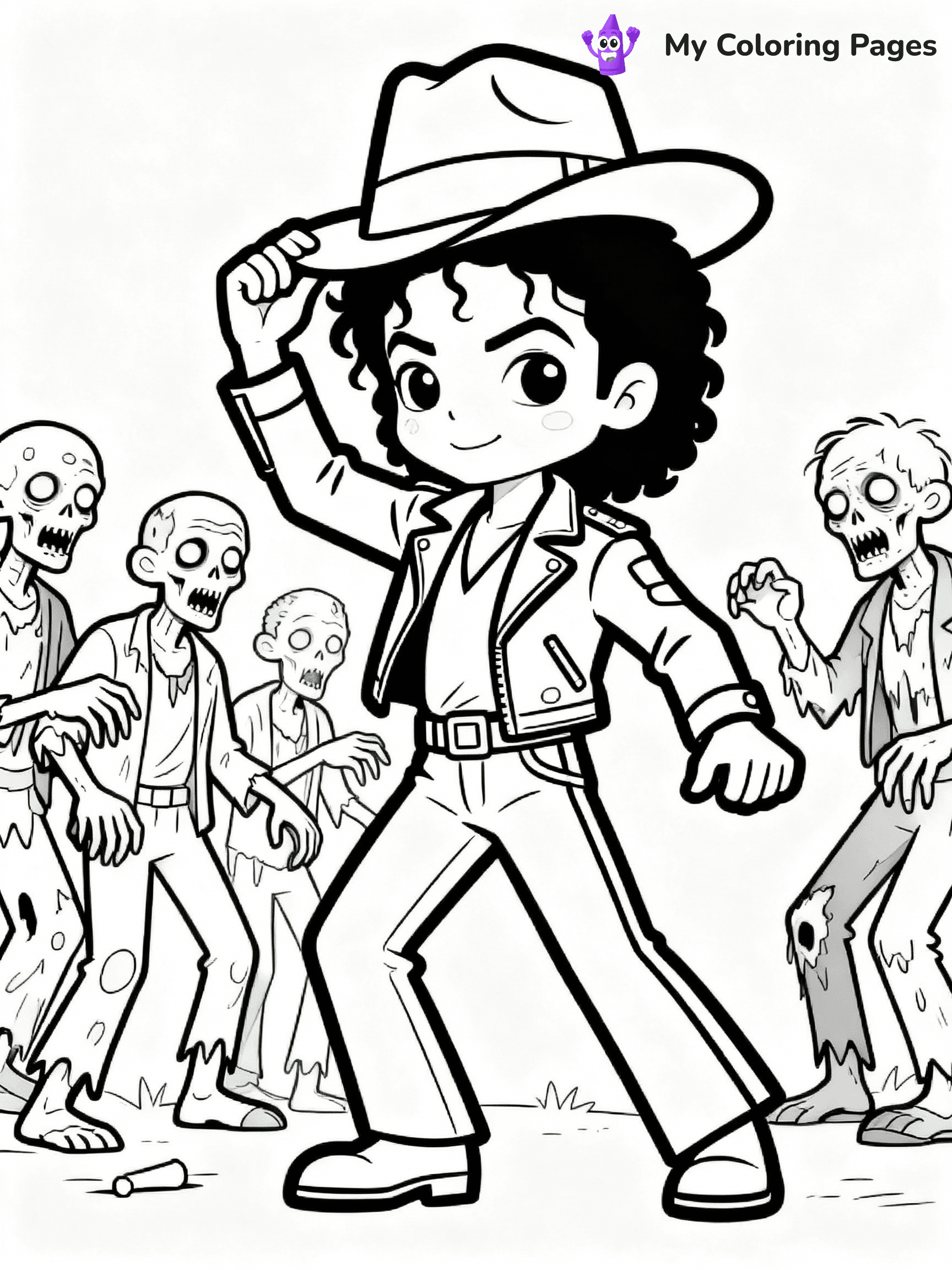 Michael Jackson Coloring Pages - 28