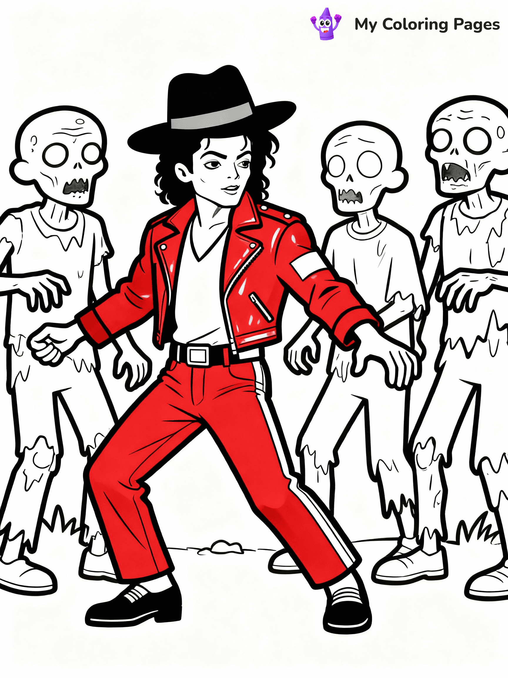 Michael Jackson Coloring Pages - 27