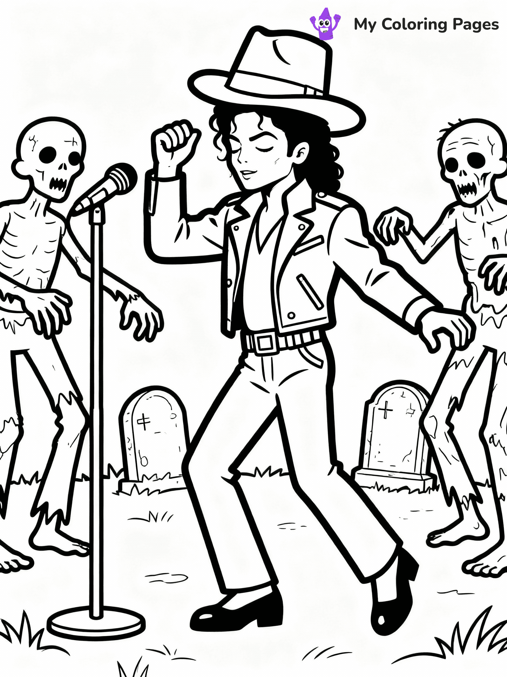 Michael Jackson Coloring Pages - 26