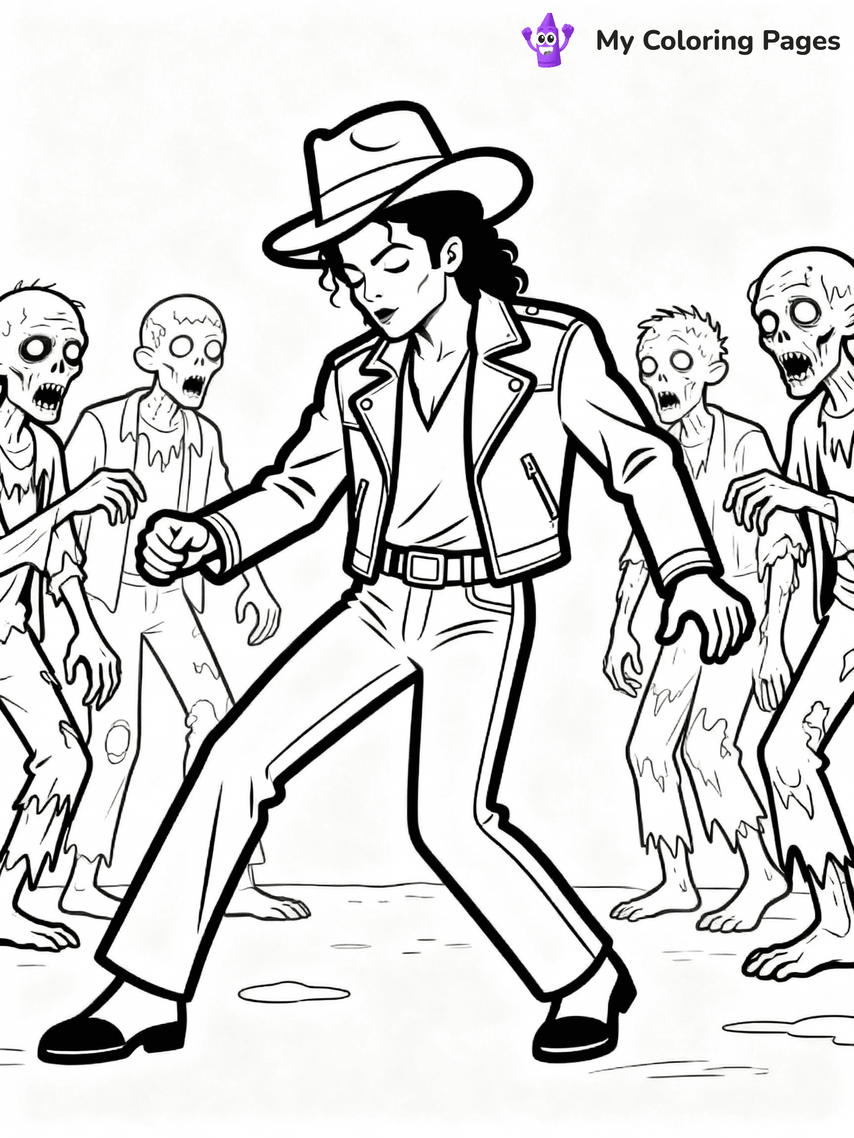 Michael Jackson Coloring Pages - 25