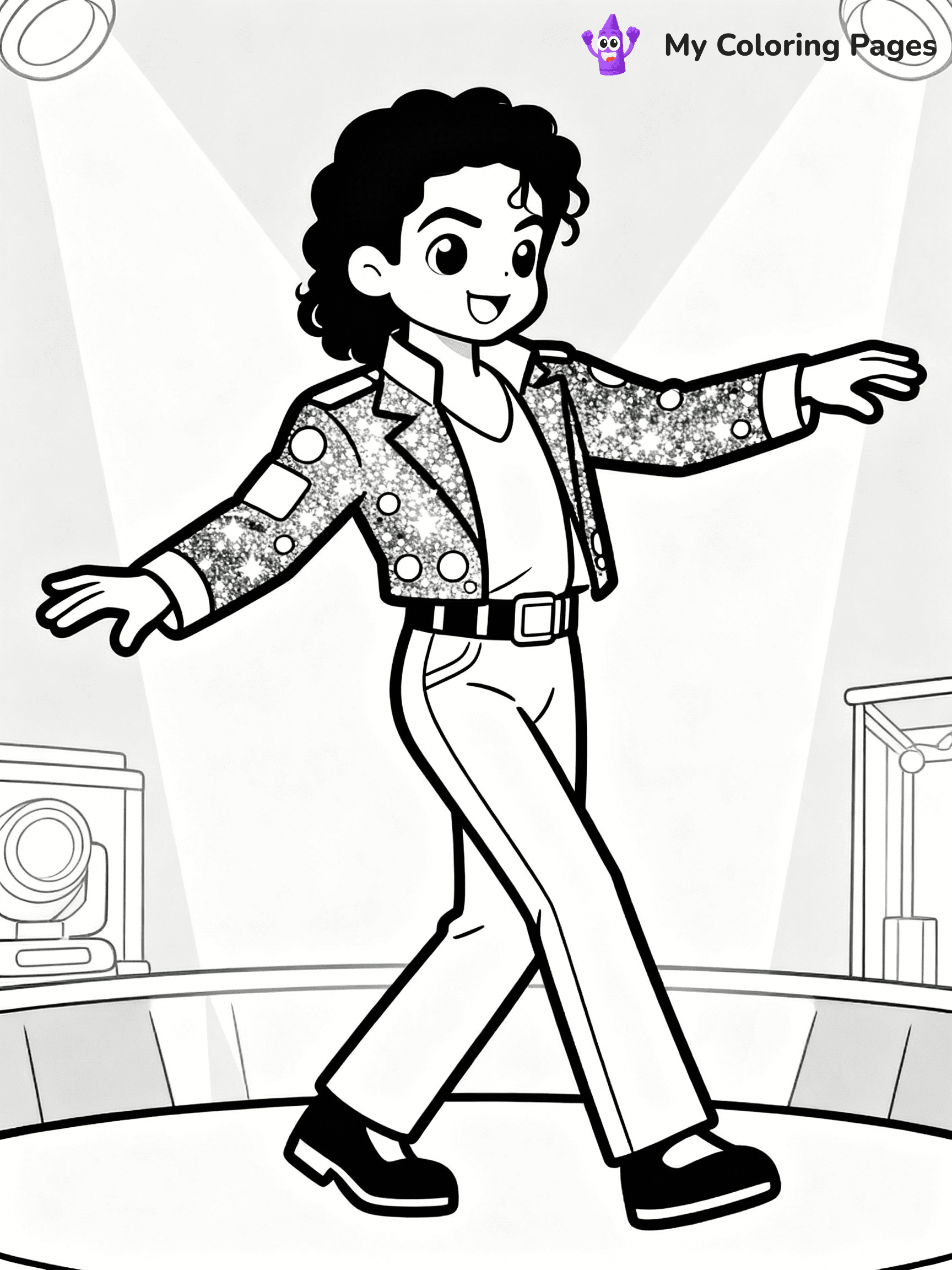 Michael Jackson Coloring Pages - 22