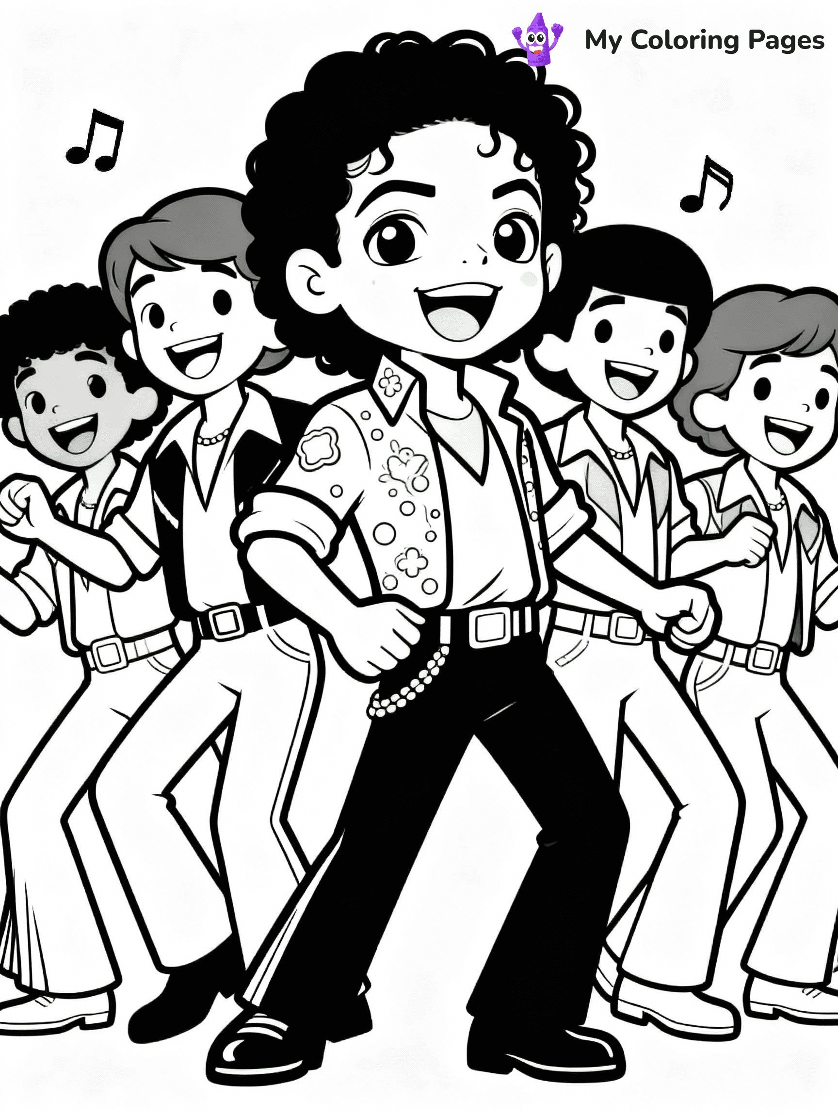 Michael Jackson Coloring Pages - 17