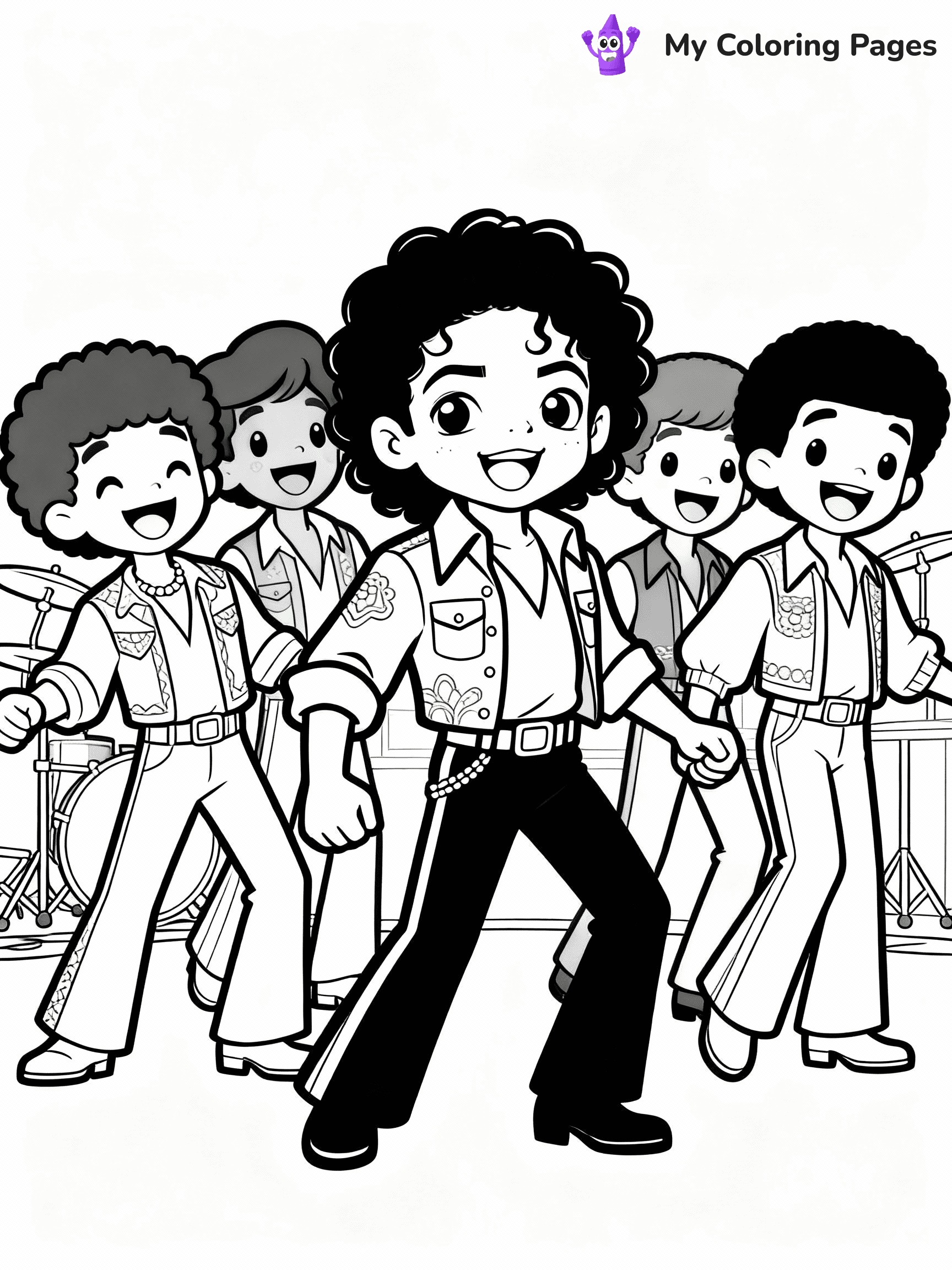 Michael Jackson Coloring Pages - 16