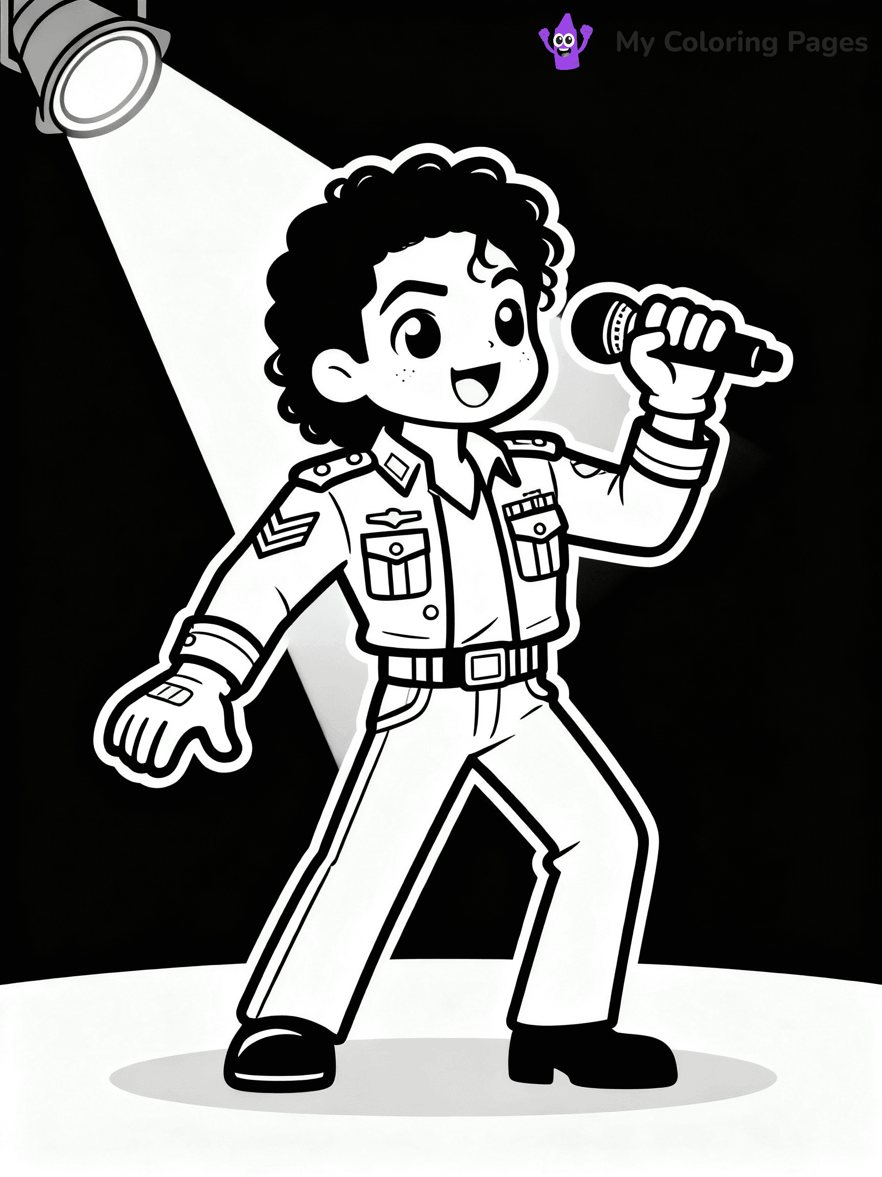 Michael Jackson Coloring Pages - 10