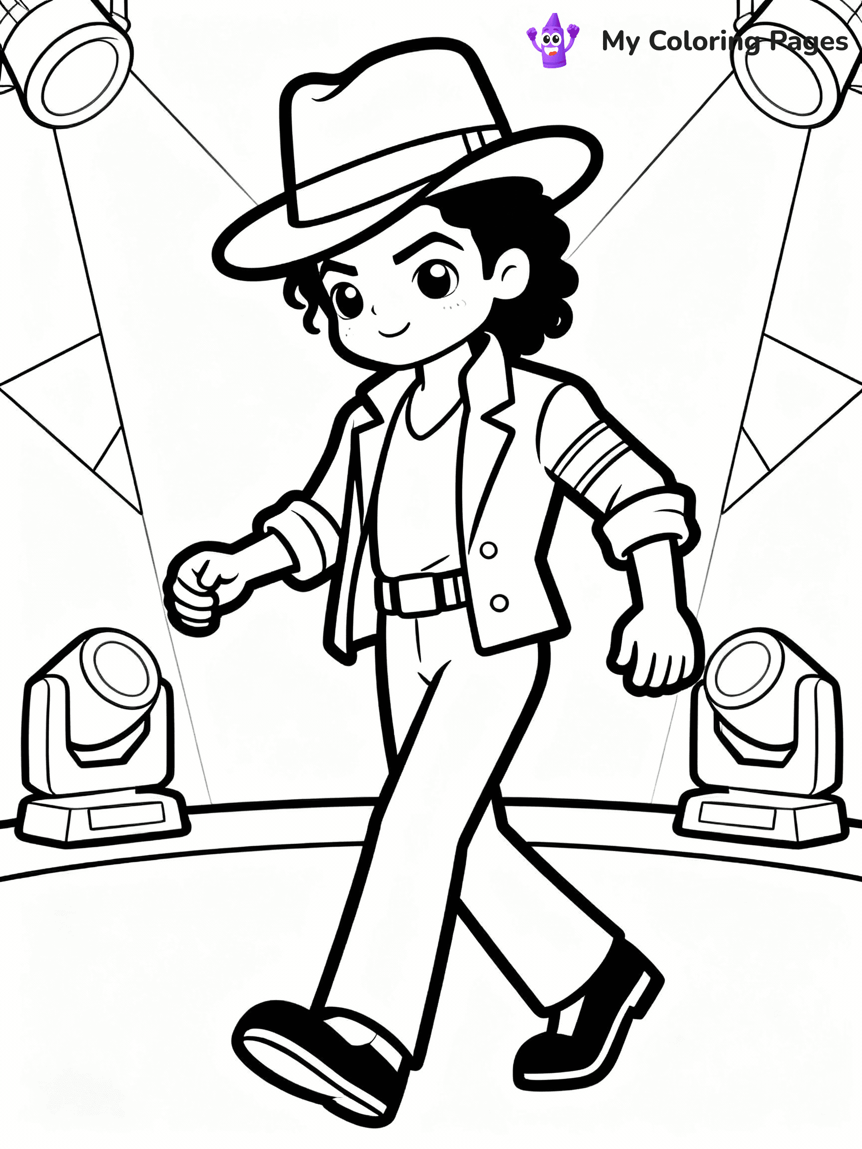 Michael Jackson Coloring Pages - 6