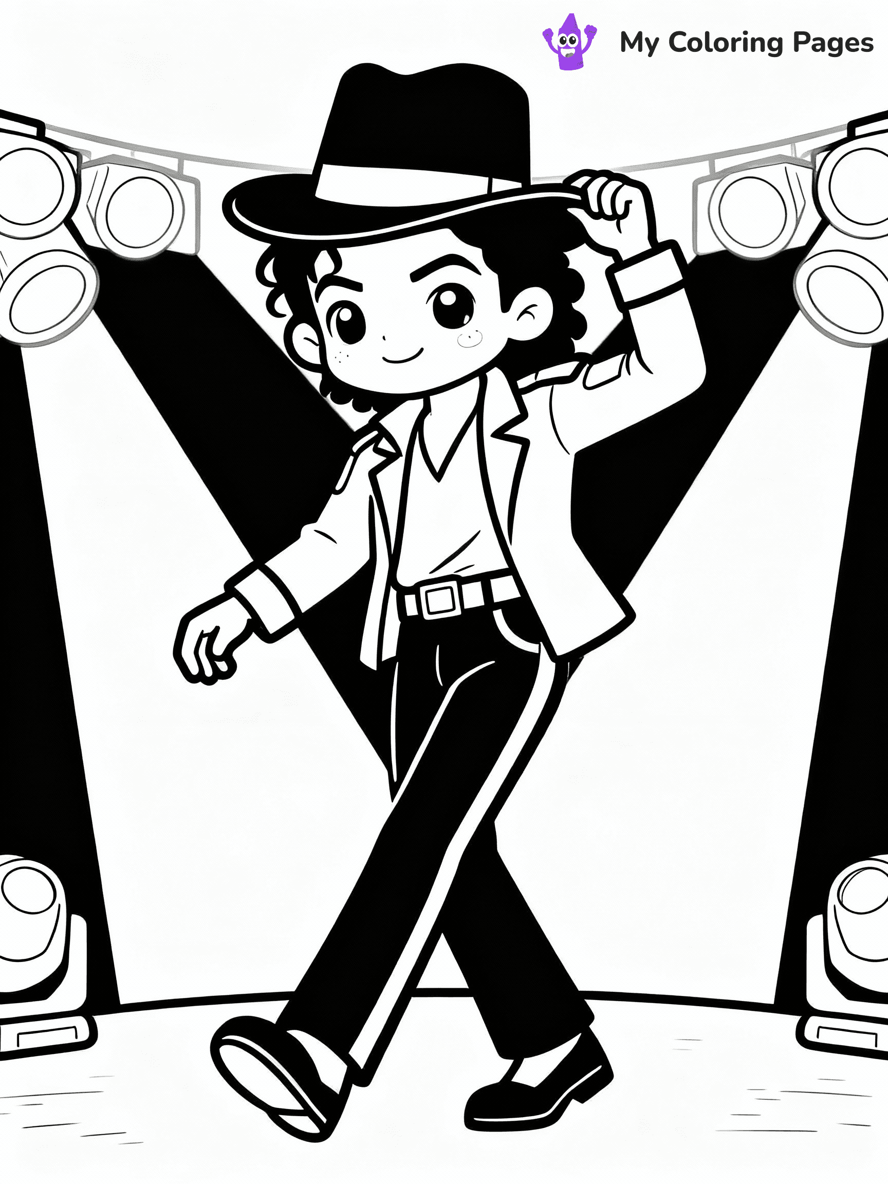 Michael Jackson Coloring Pages - 3