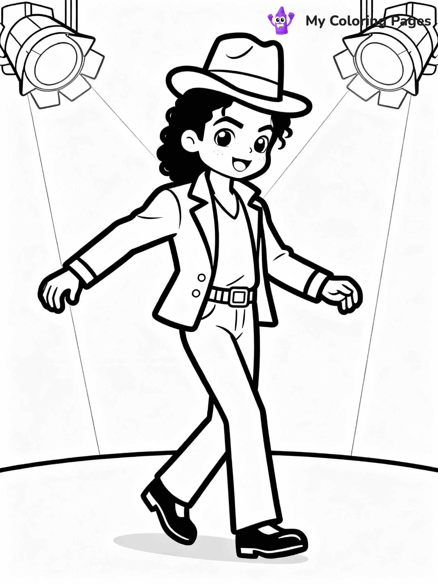 Michael Jackson Coloring Pages - 2