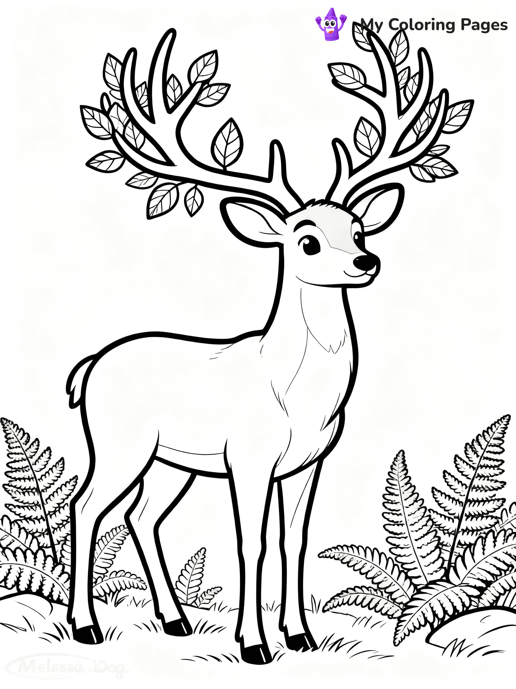 Forest Animals Coloring Pages - 22