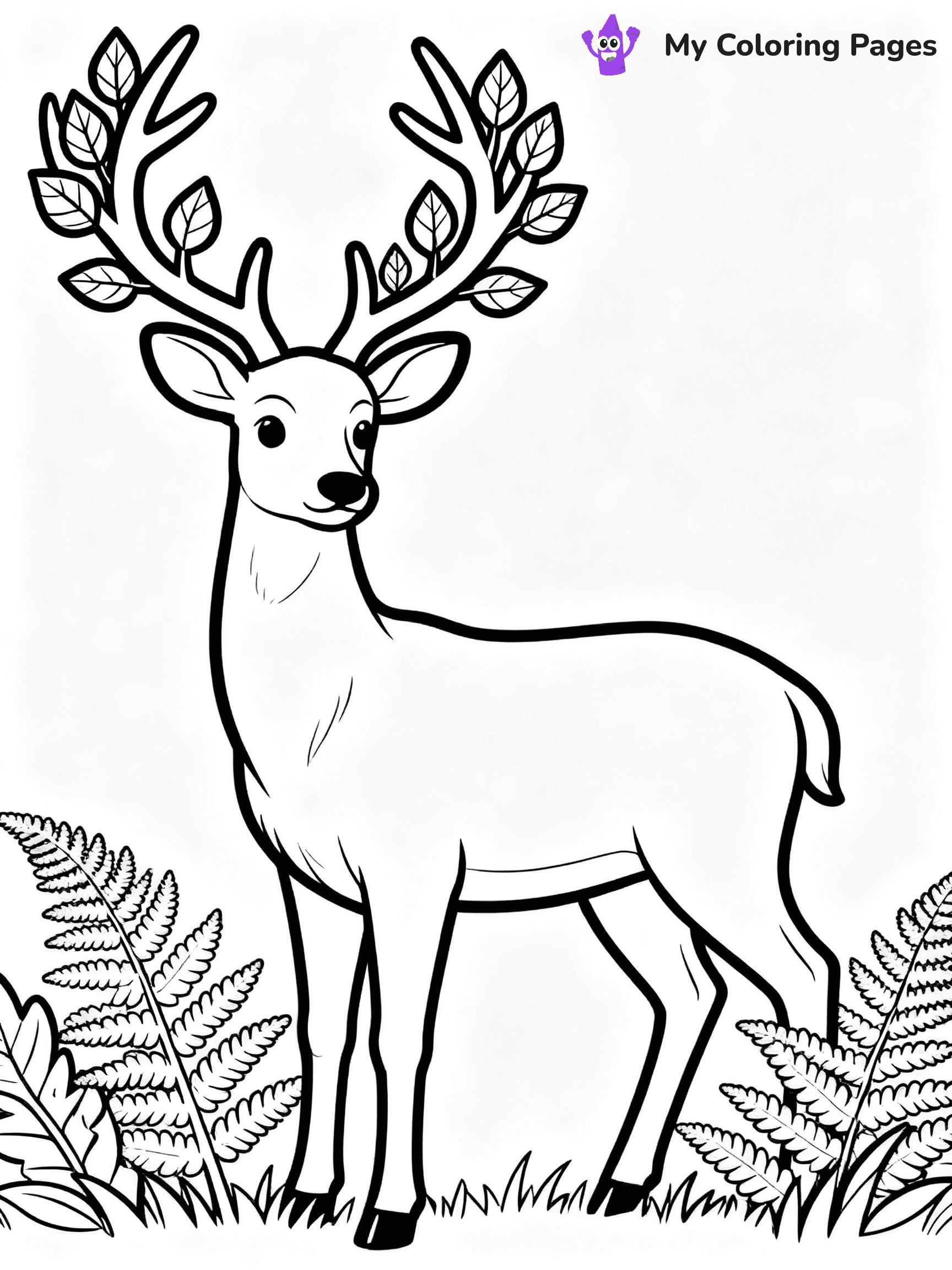 Forest Animals Coloring Pages - 20