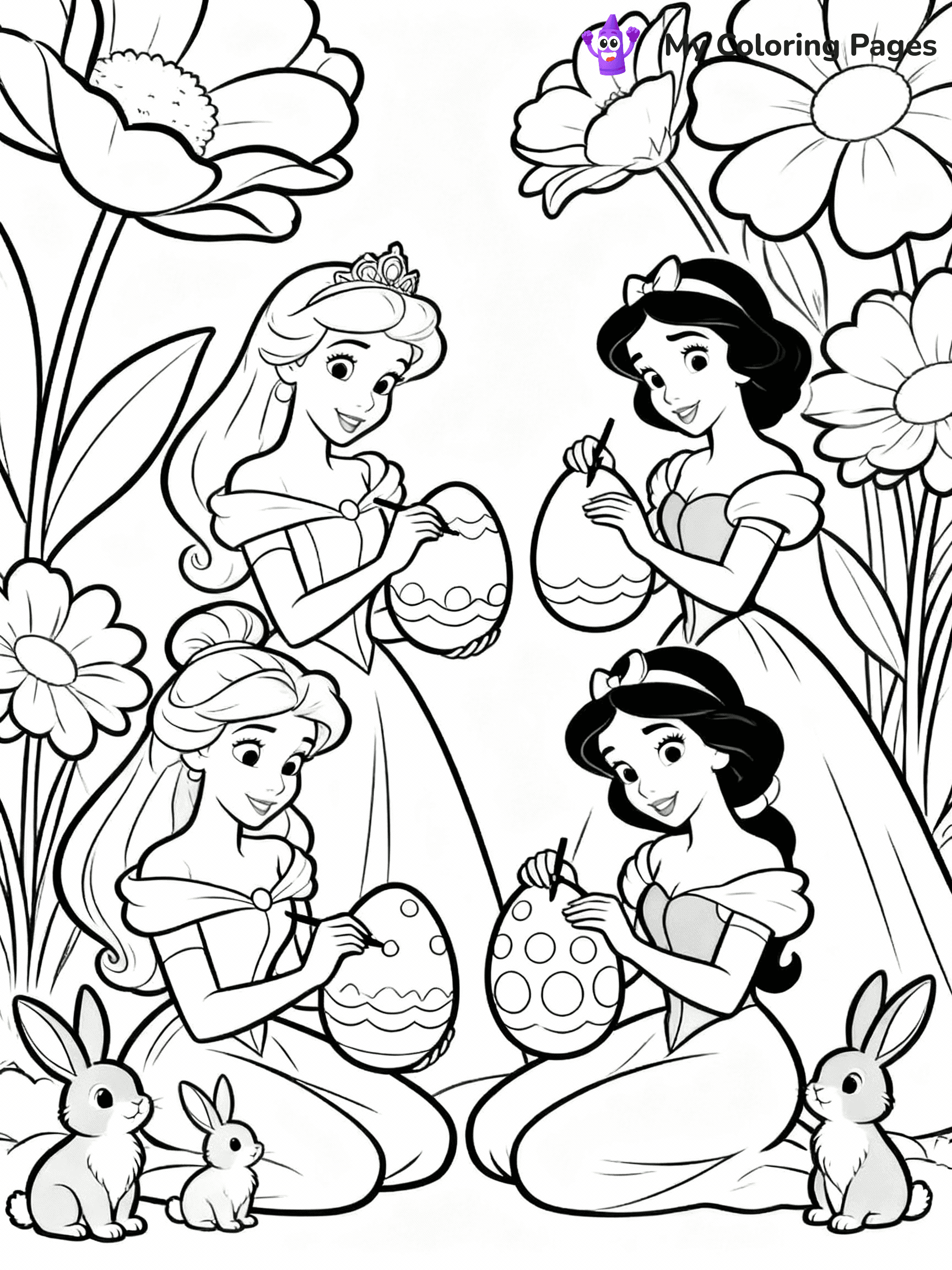 Disney Easter Coloring Pages - 30