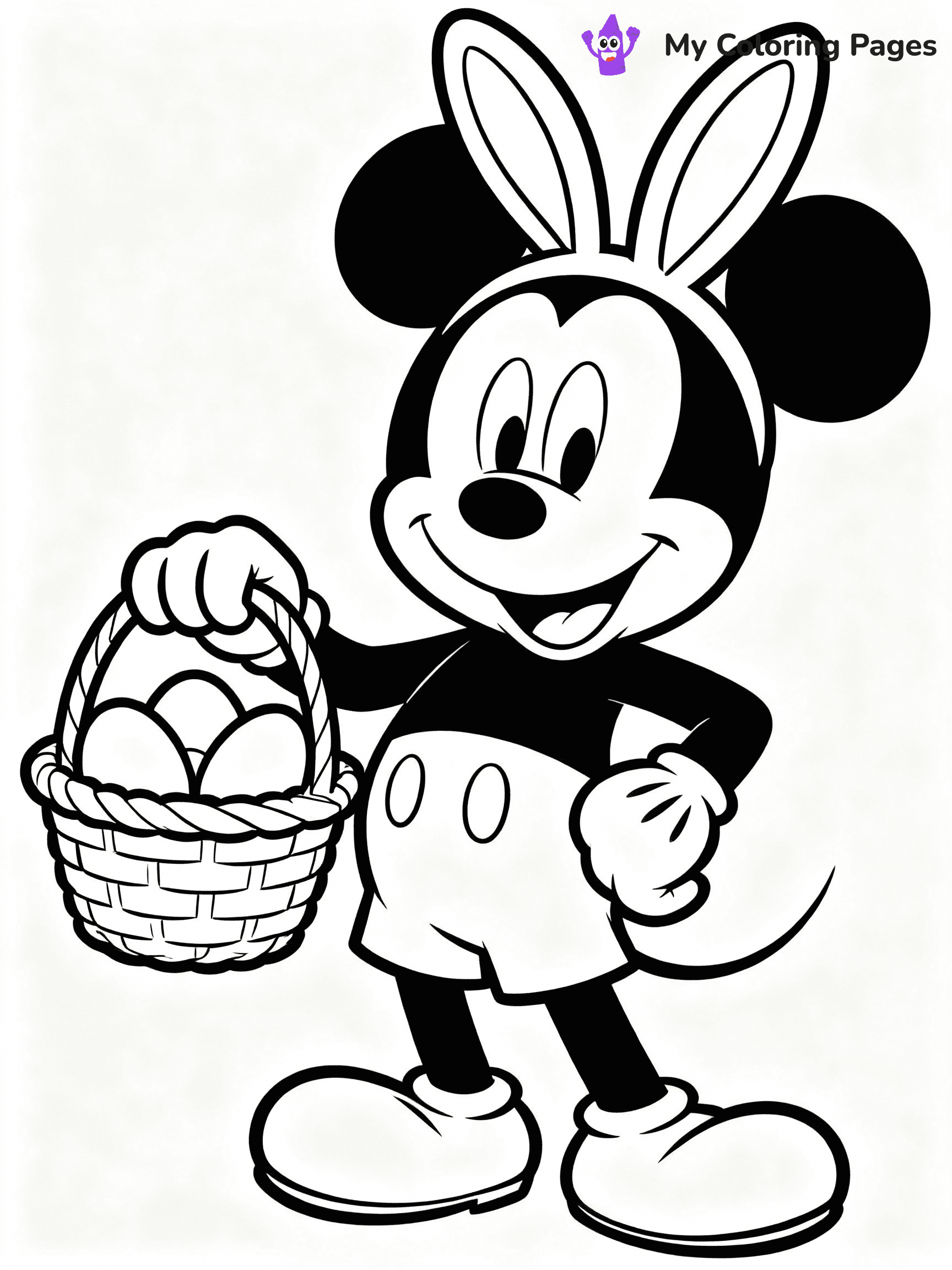 Disney Easter Coloring Pages - 29