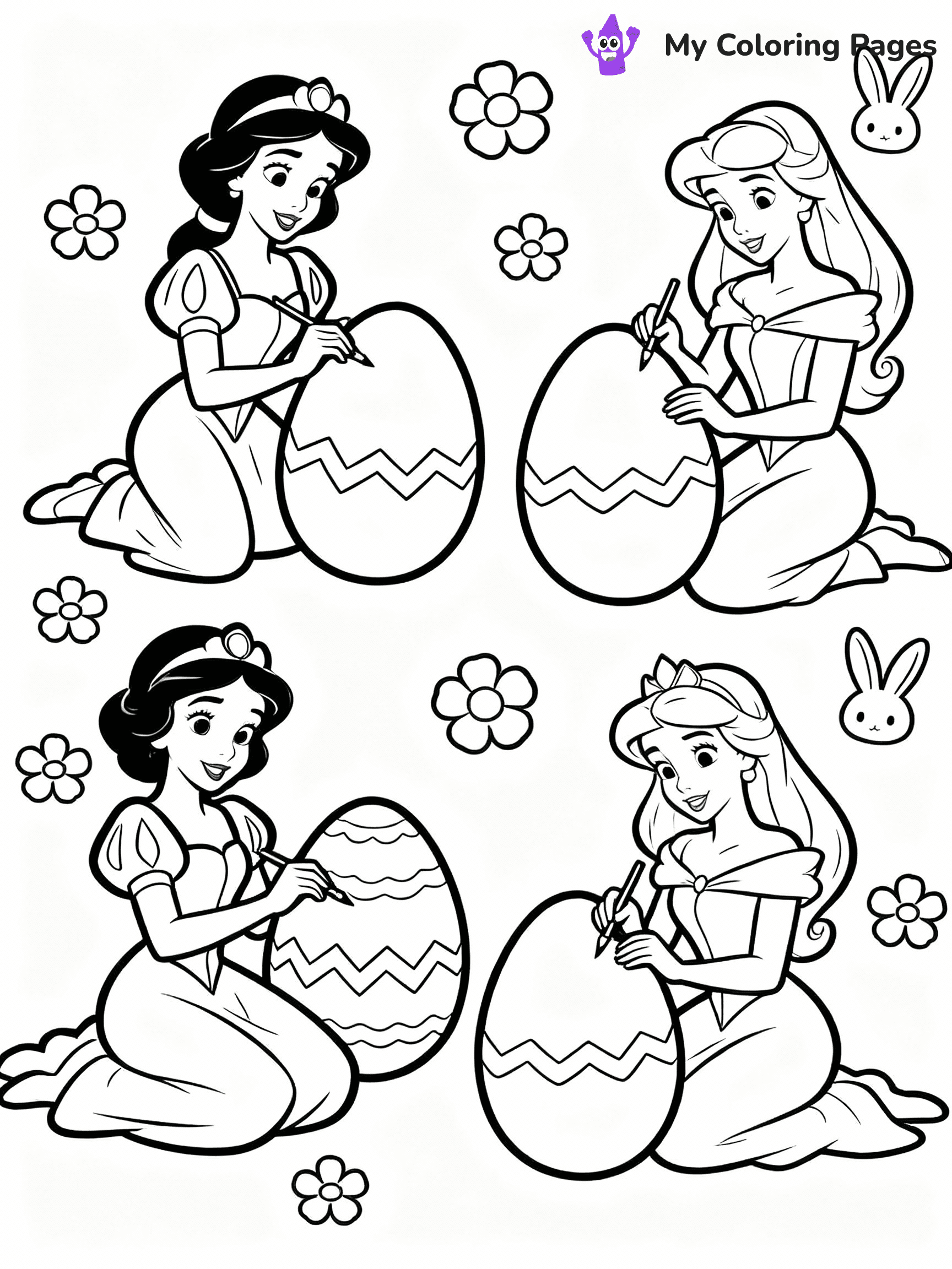 Disney Easter Coloring Pages - 28