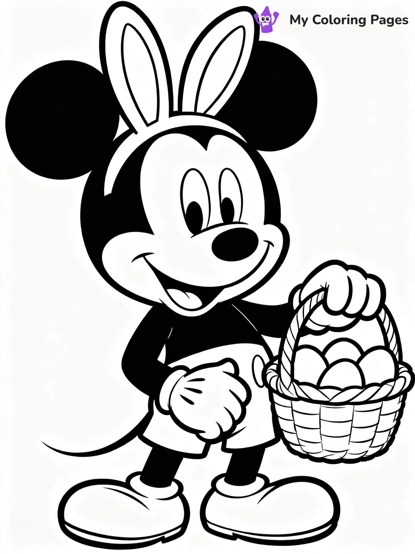 Disney Easter Coloring Pages - 27
