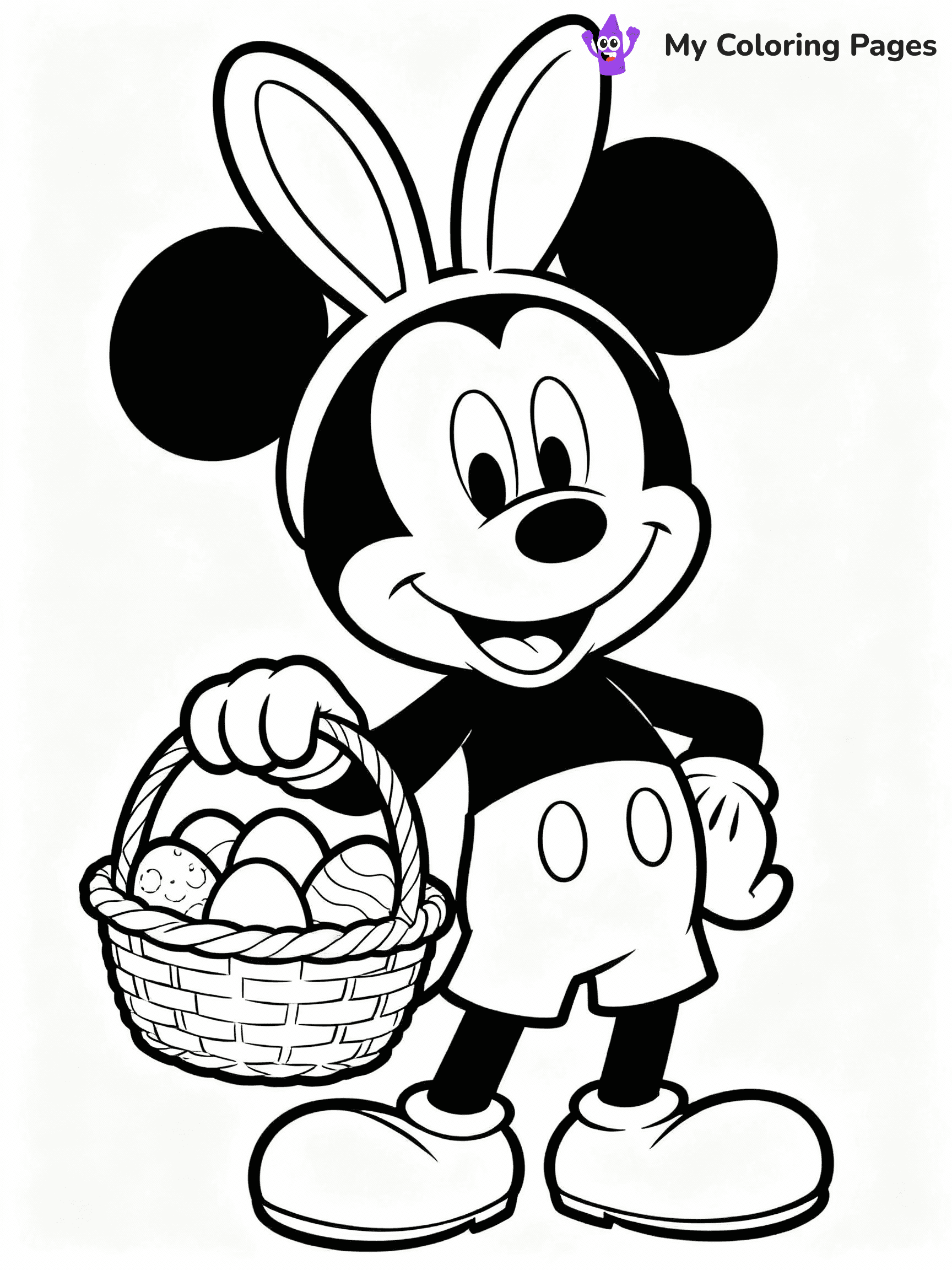Disney Easter Coloring Pages - 25