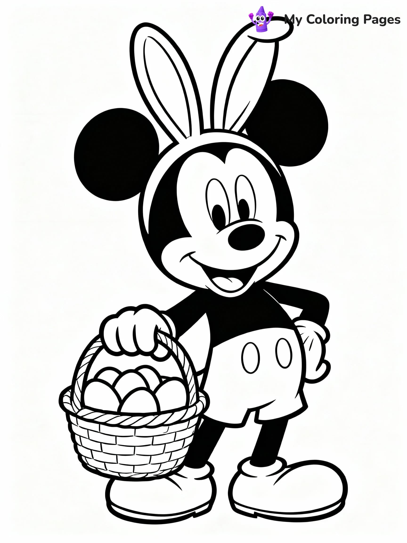 Disney Easter Coloring Pages - 22