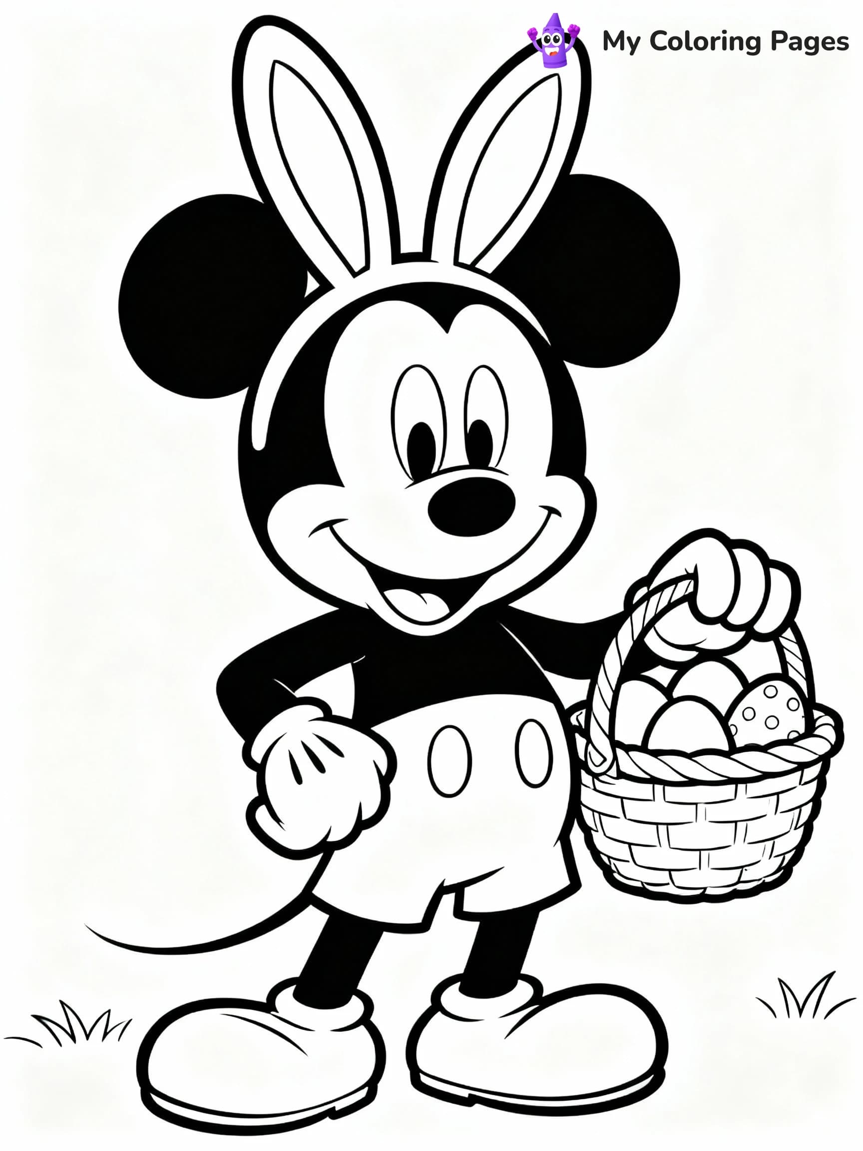Disney Easter Coloring Pages - 20