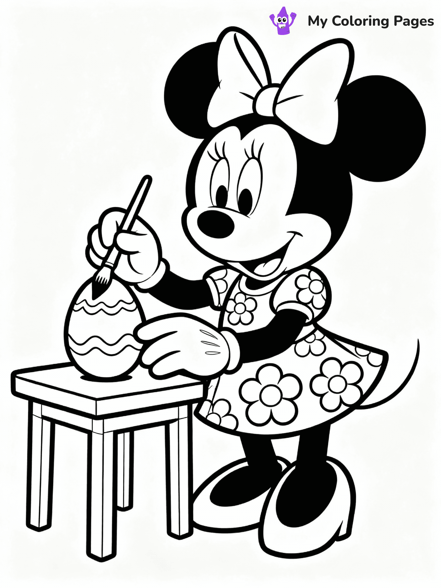 Disney Easter Coloring Pages - 14